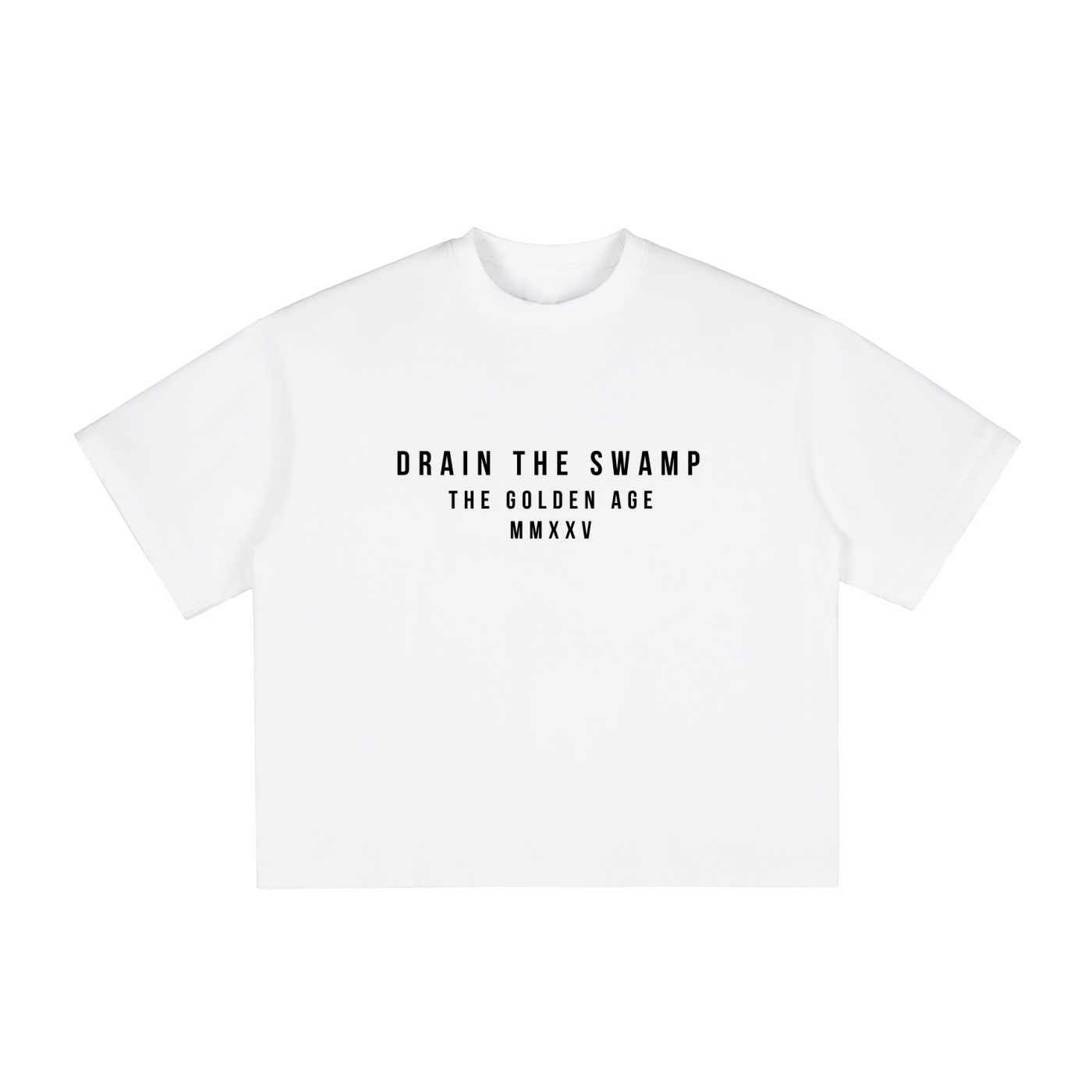 DRAIN THE SWAMP - Vintage Washed Boxy T-Shirt