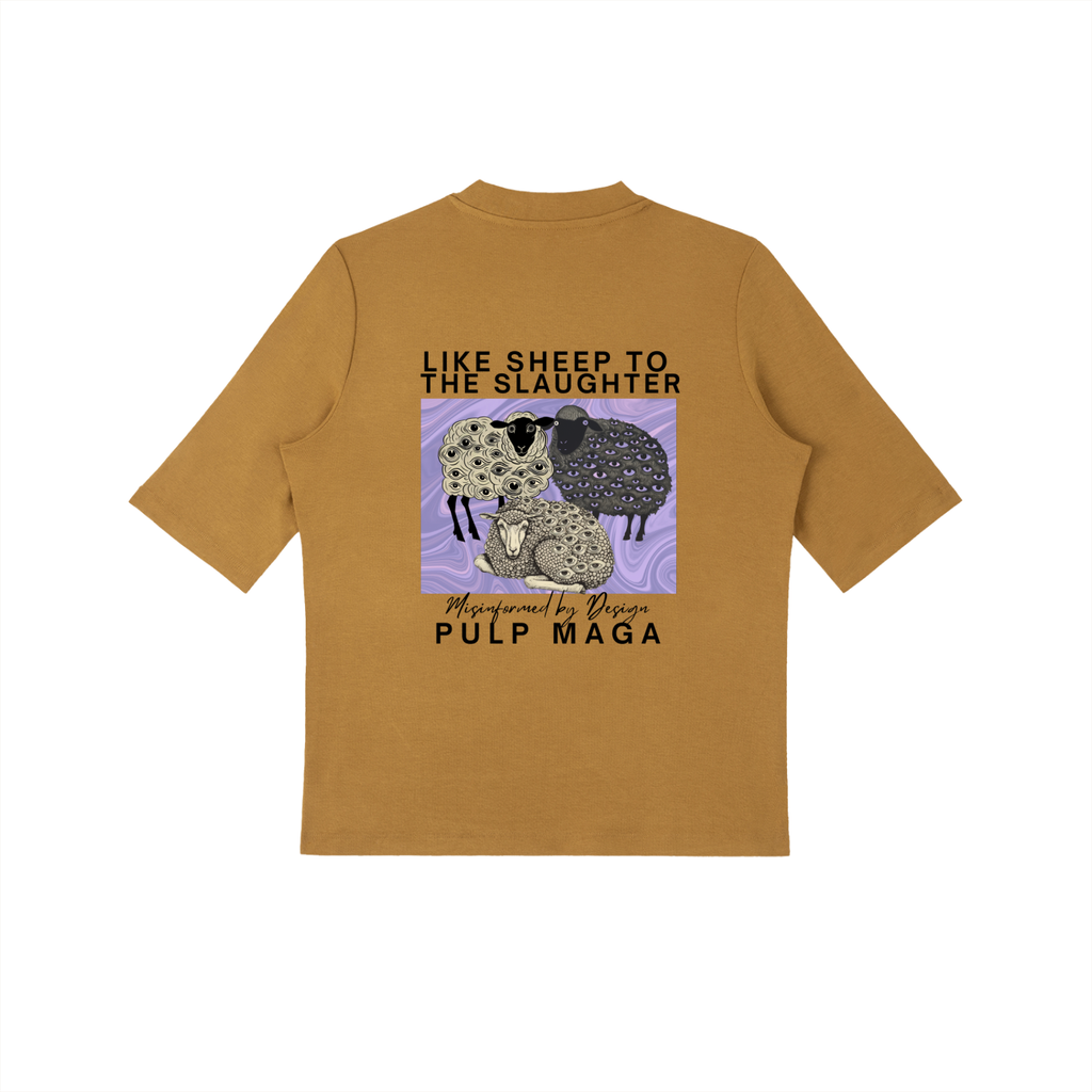 HERD MENTALITY - Essential Mock Neck Tee