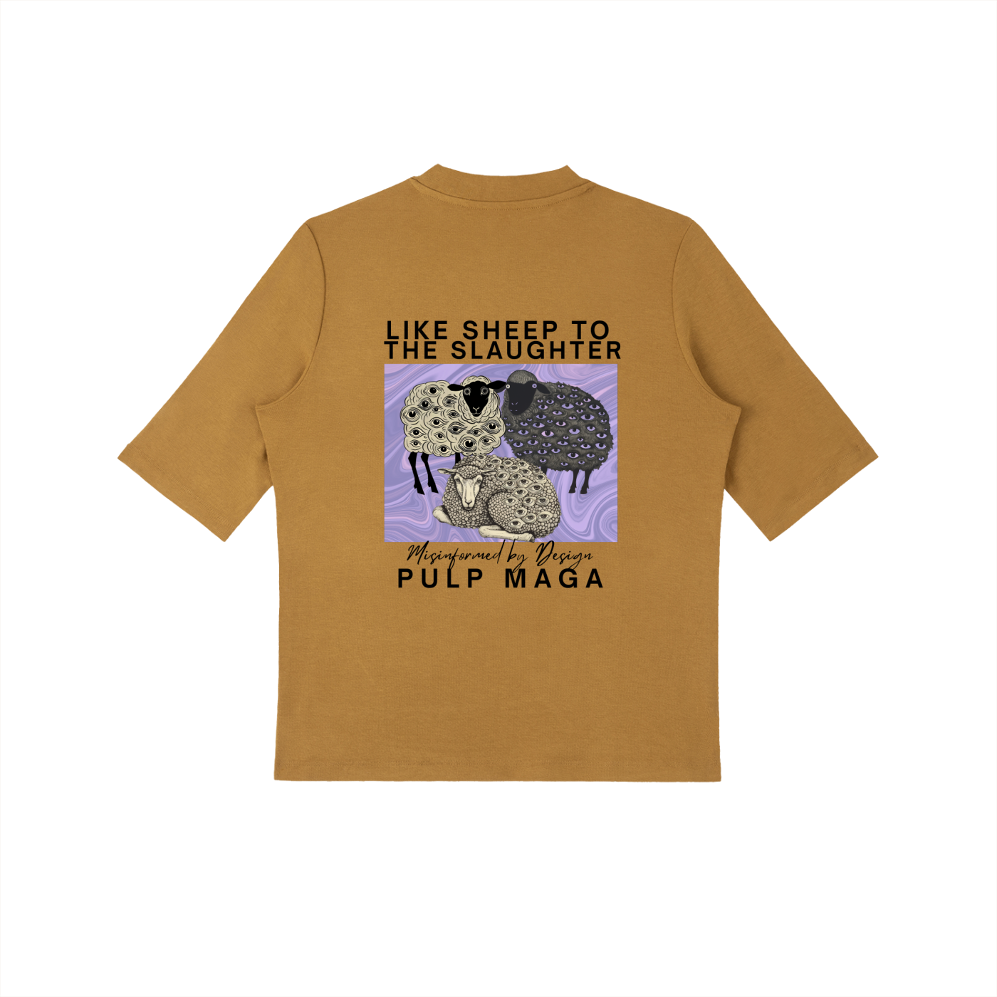 HERD MENTALITY - Essential Mock Neck Tee