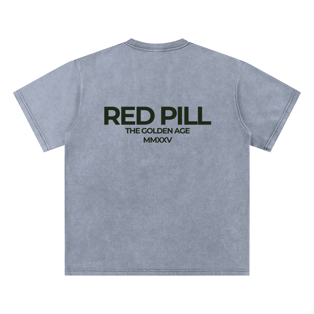 RED PILL MINERAL INK - Bamboo Snow Washed T-Shirt