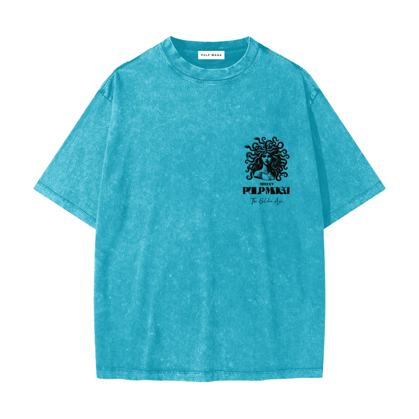 GEMINI SERPENT - Heavyweight Snow Washed T-Shirt