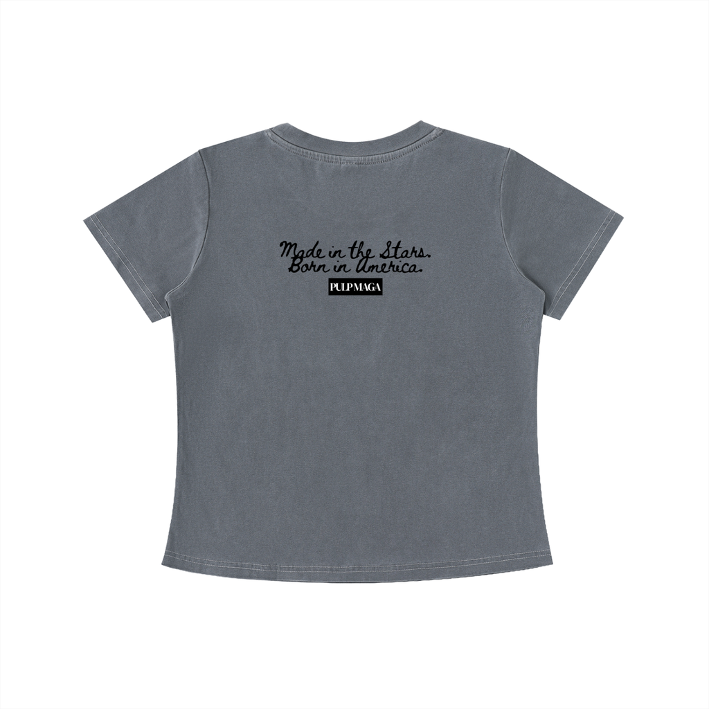 STARBORN AMERICAN GRAPHIC - Vintage Wash Slim Baby Tee