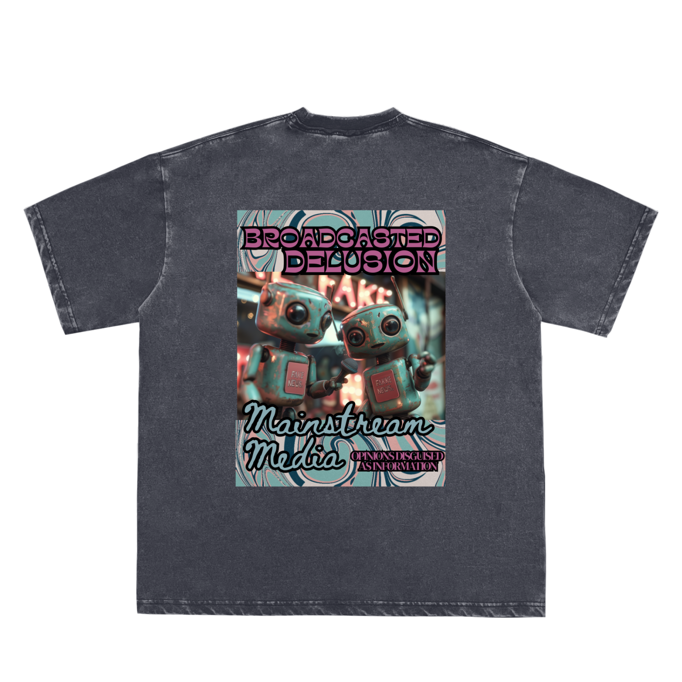 MAINSTREAM MEDIA - Snow Washed T-Shirt