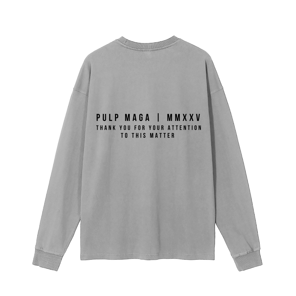 DISMANTLE THE DEEP STATE - ENZYME LONG SLEEVE TEE
