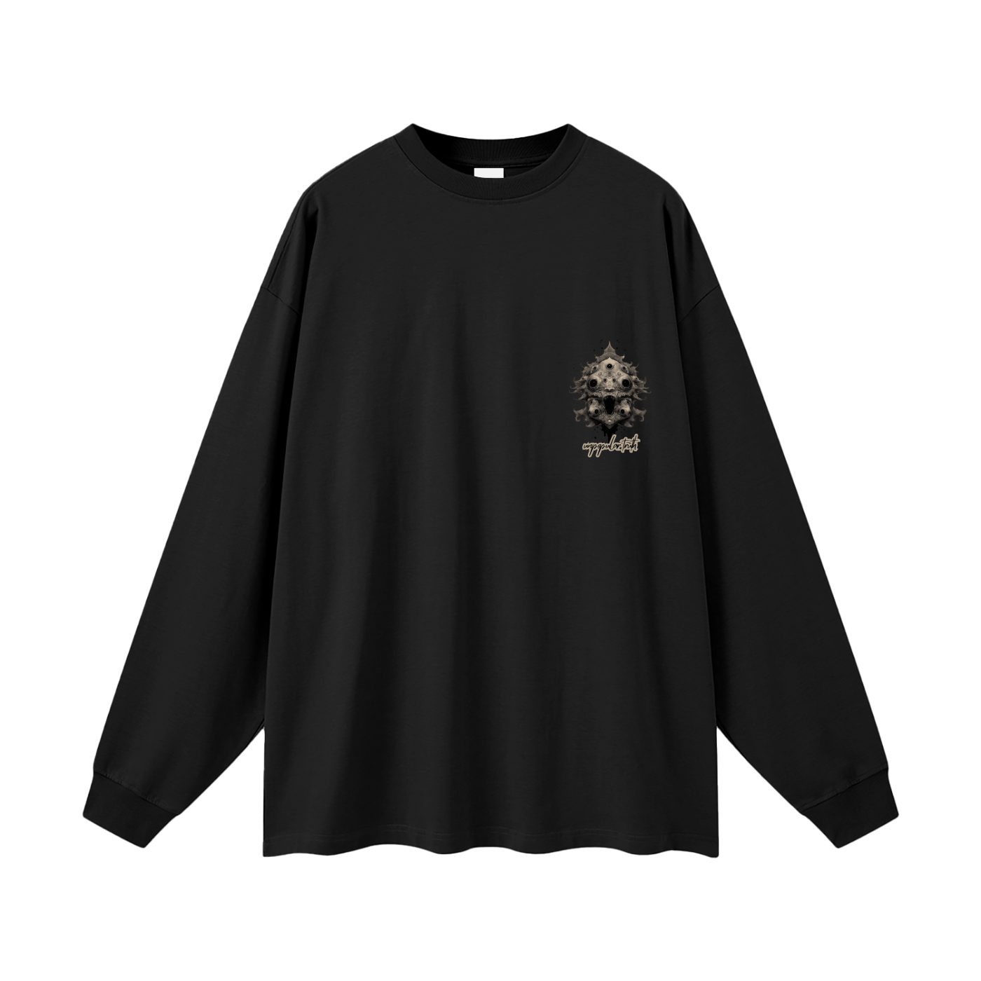BLACKROCK - Oversized Streetwear Long Sleeve Tee