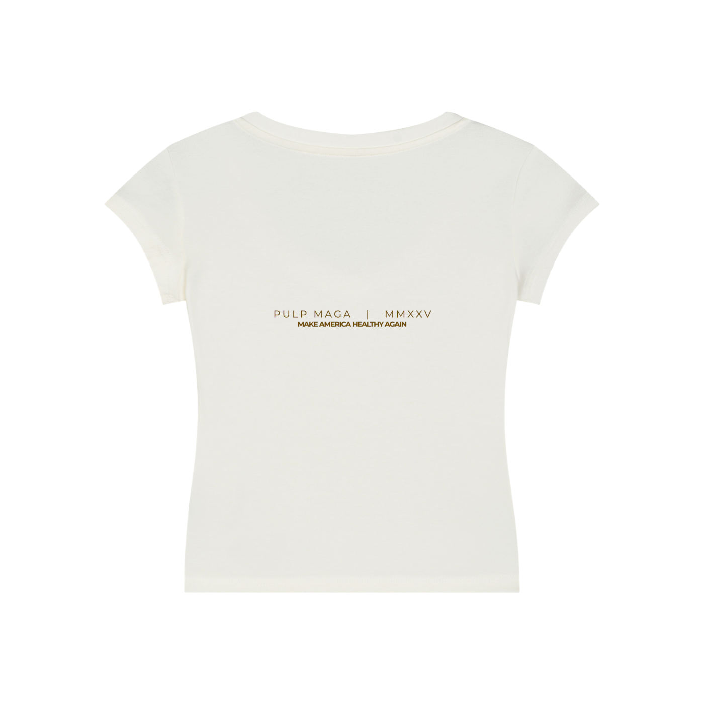 BIG PHARMA CAN'T MILK ME - V-Neck Bodycon Baby Tee