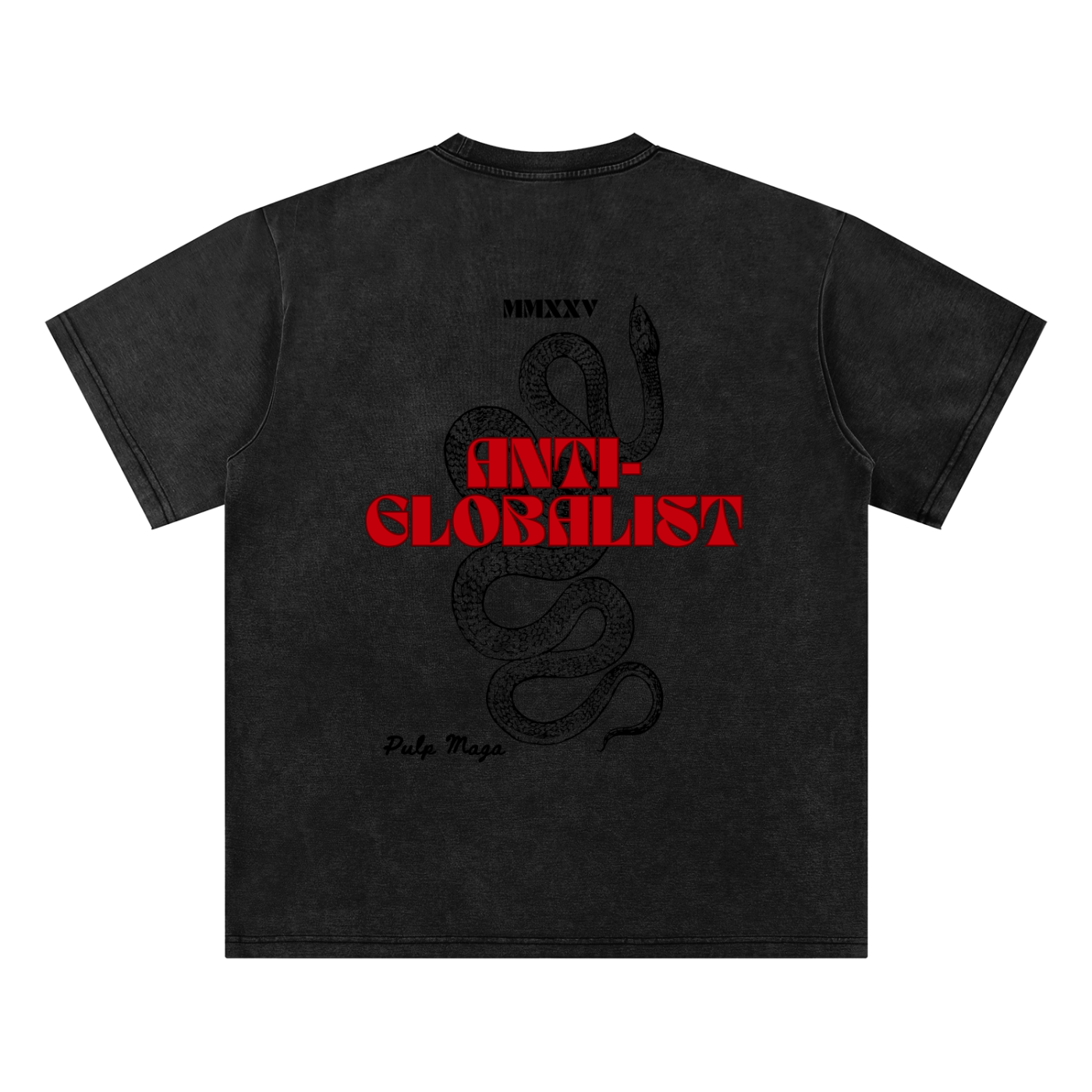 ANTI-GLOBALIST - Bamboo Snow Washed T-Shirt