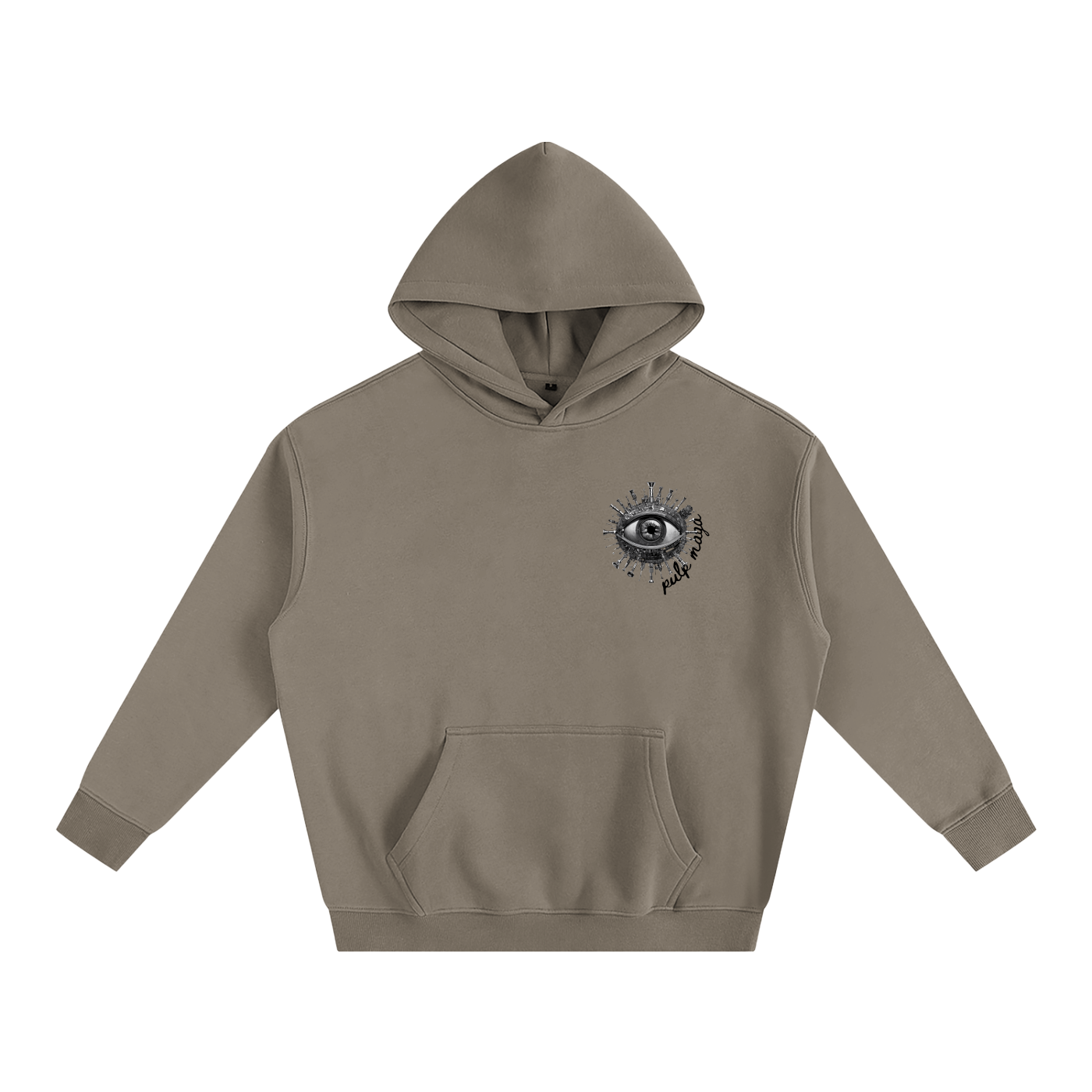 ANTI-GLOBALIST TECH ANGEL - Unisex Fleeced Oversized Hoodie