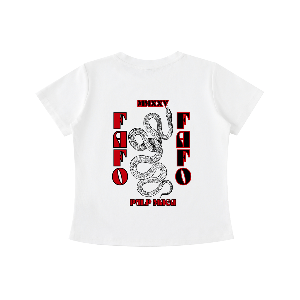 FAFO MMXXV - Vintage Wash Slim Baby Tee