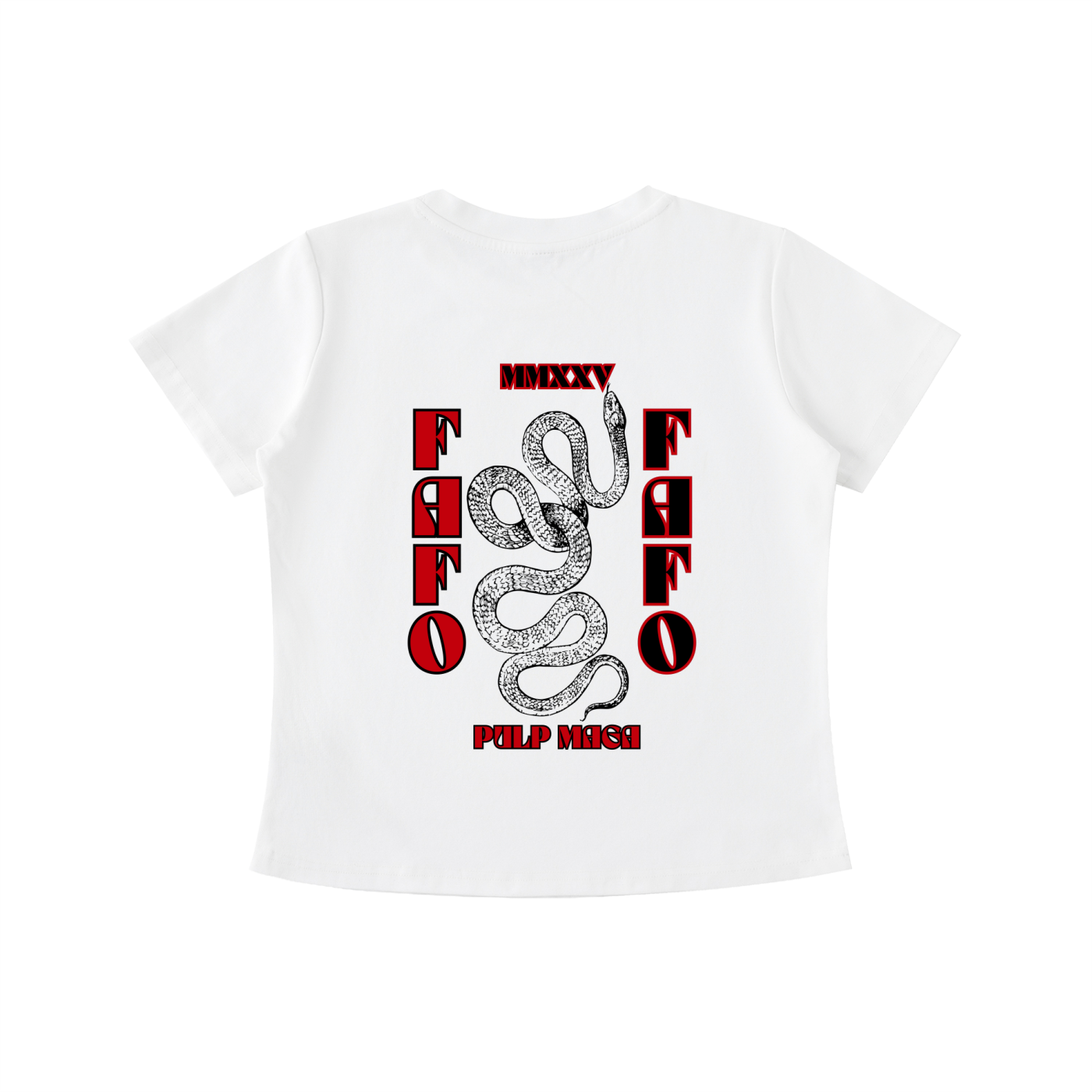 FAFO MMXXV - Vintage Wash Slim Baby Tee