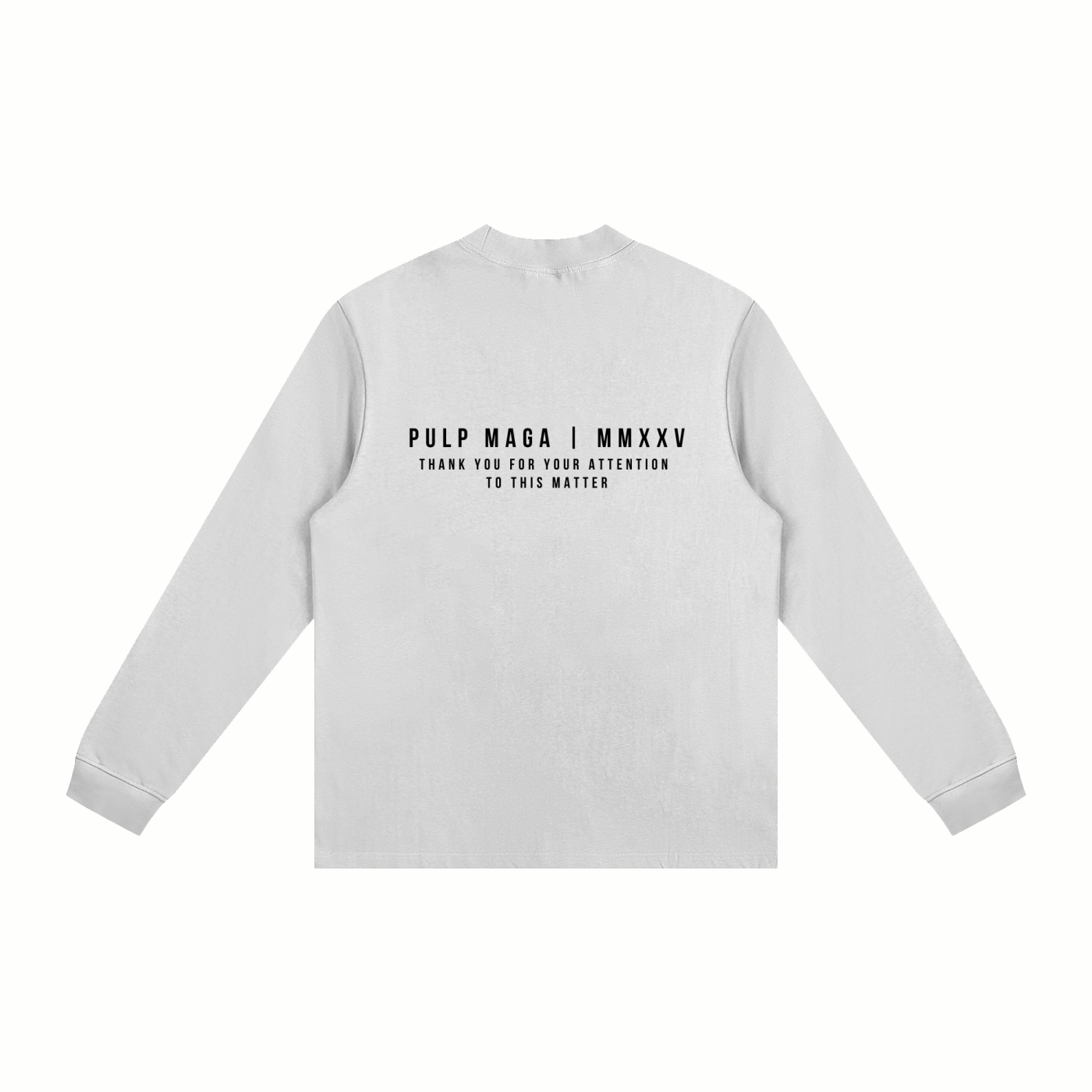 DRAIN THE SWAMP - Non-Shrink Mock Neck Long Sleeve