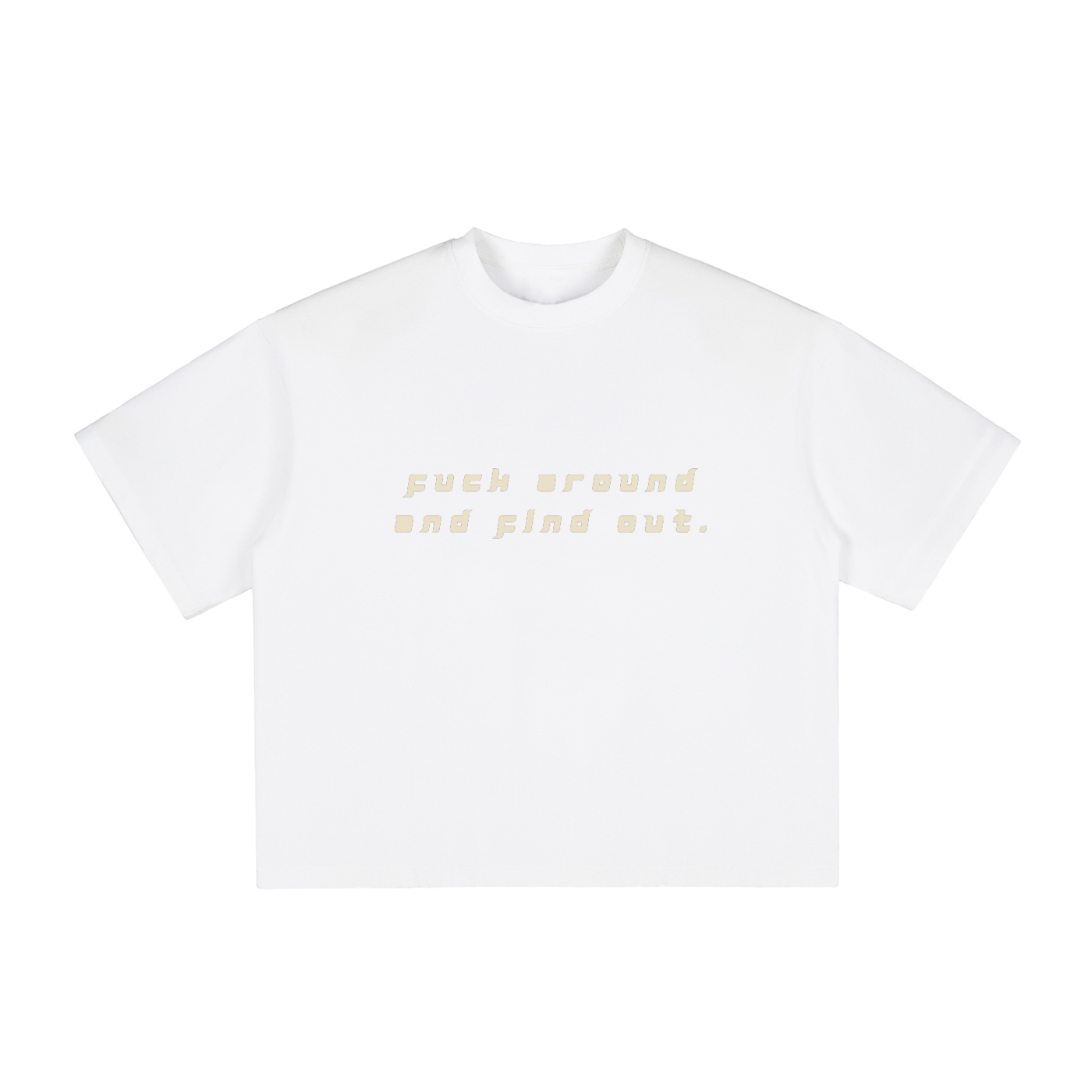 FUCK AROUND AND FIND OUT - Vintage Washed Boxy T-Shirt