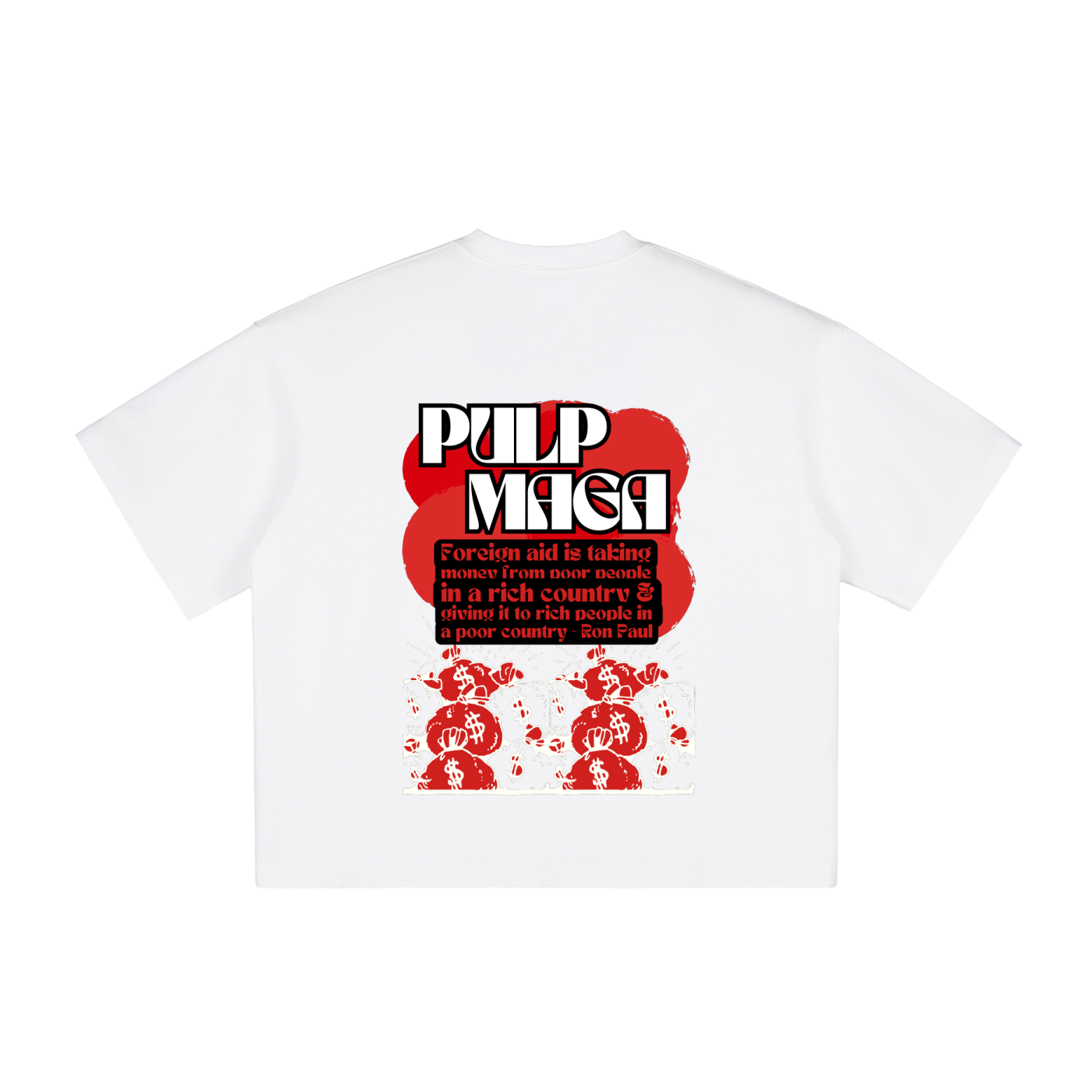 EXPORTING POVERTY - Vintage Washed Boxy T-Shirt