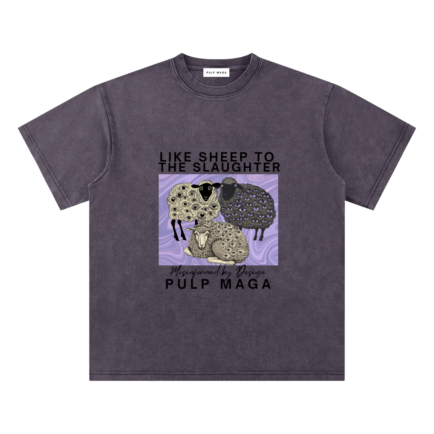 HERD MENTALITY - Bamboo Snow Washed T-Shirt