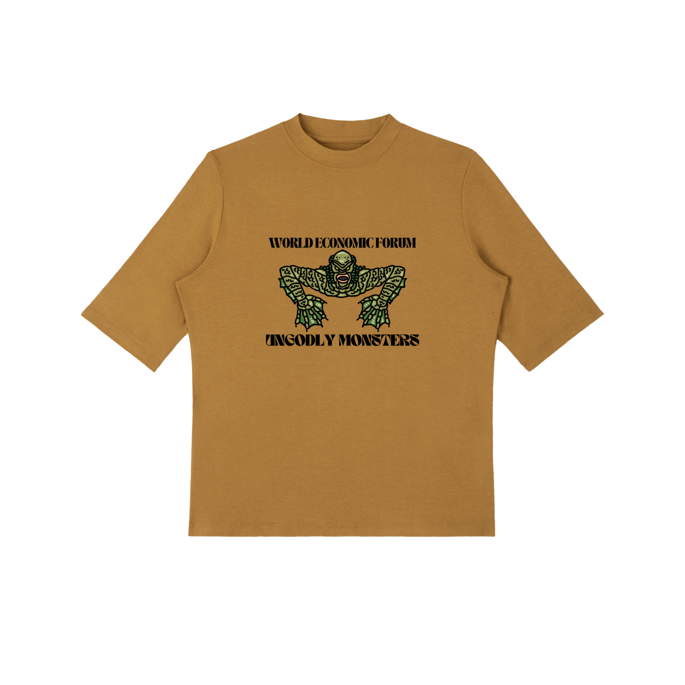 WEF PARASITE - Essential Mock Neck Tee