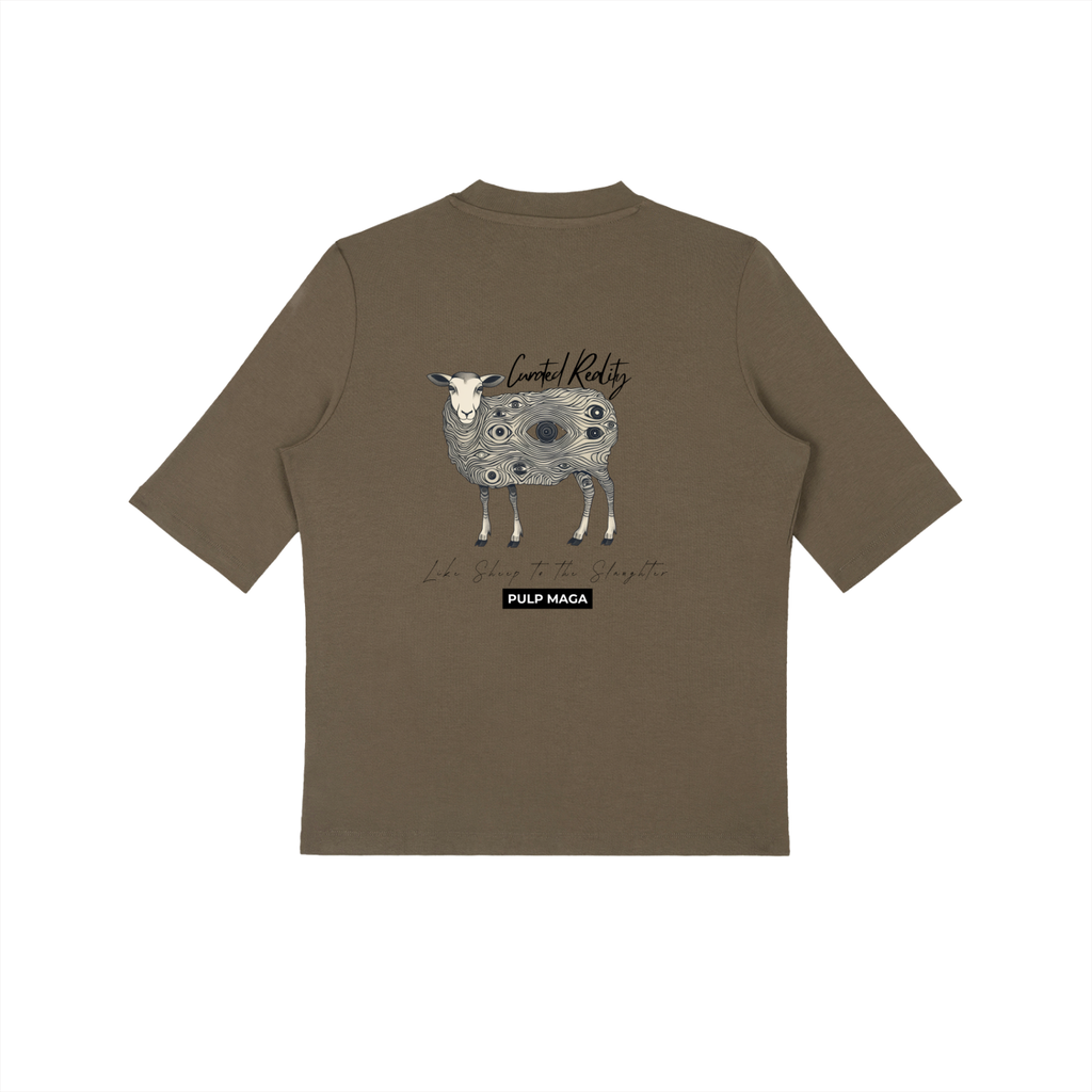 CURATED REALITY - Essential Mock Neck Tee