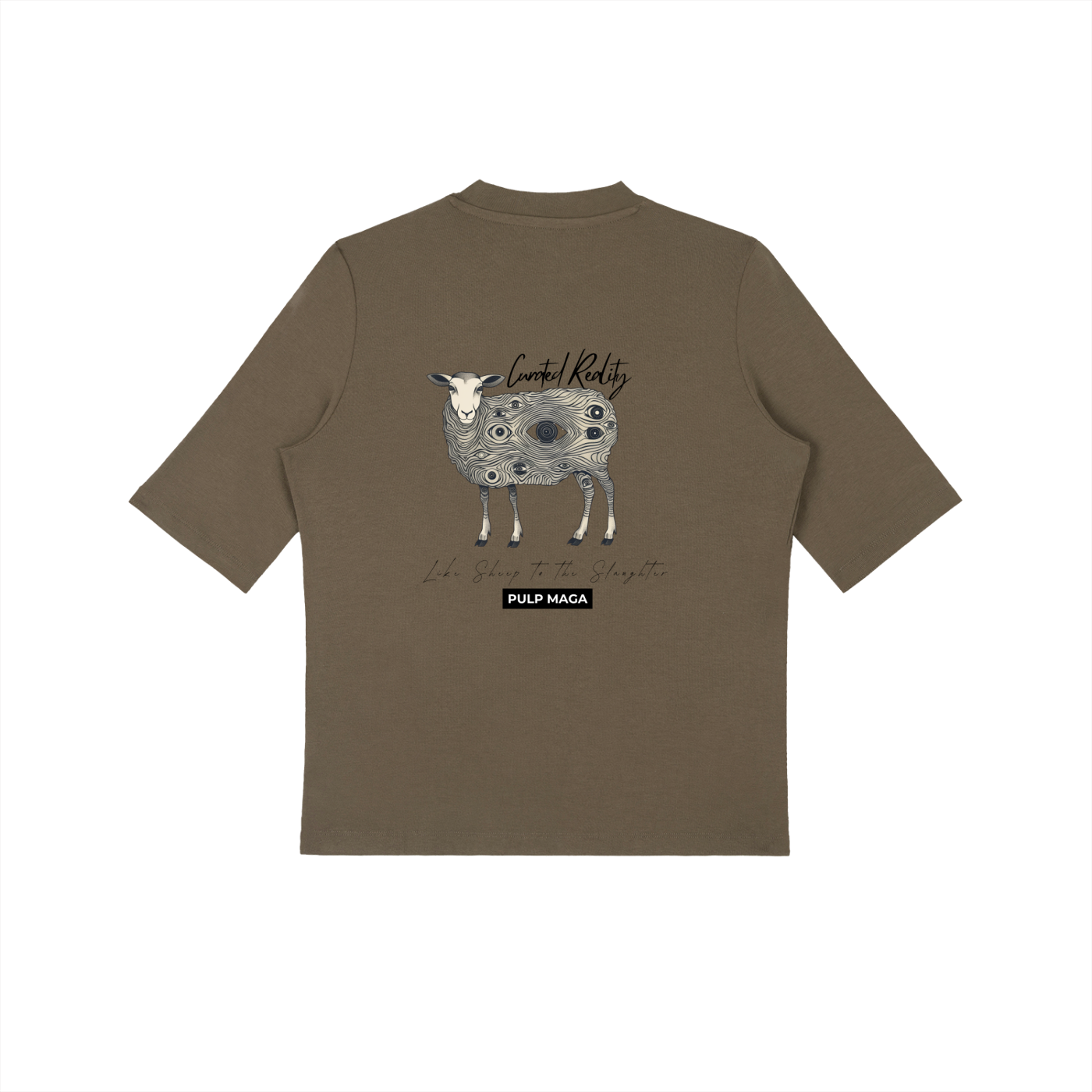 CURATED REALITY - Essential Mock Neck Tee