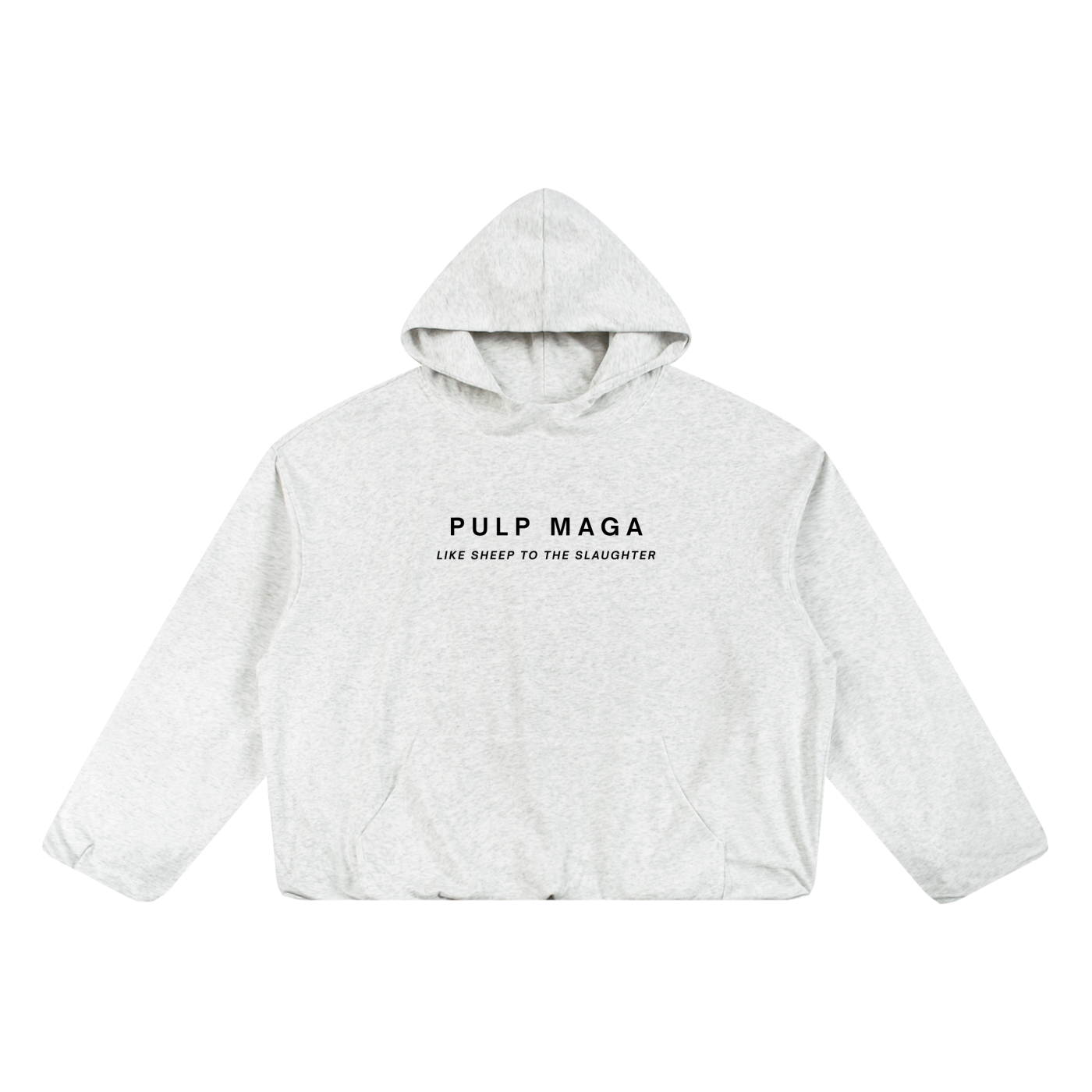 VEIL LIFTED - Unisex Boxy Gather-Hem Hoodie