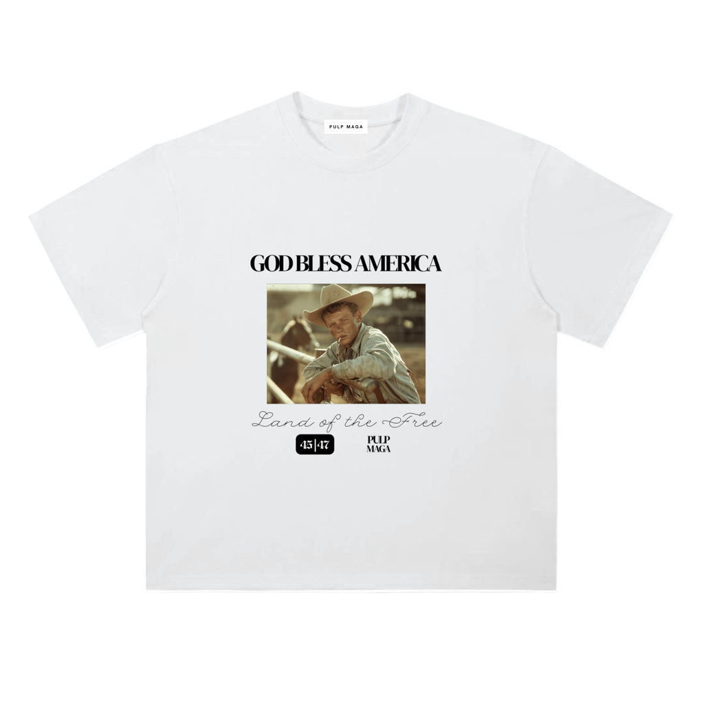 GOD BLESS AMERICA - Heavyweight T-Shirt