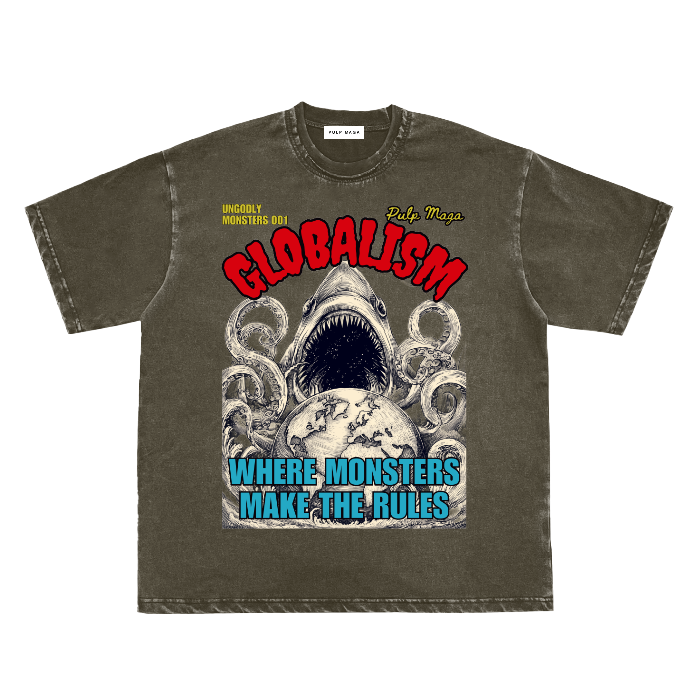 GLOBALISM - Snow Washed T-Shirt