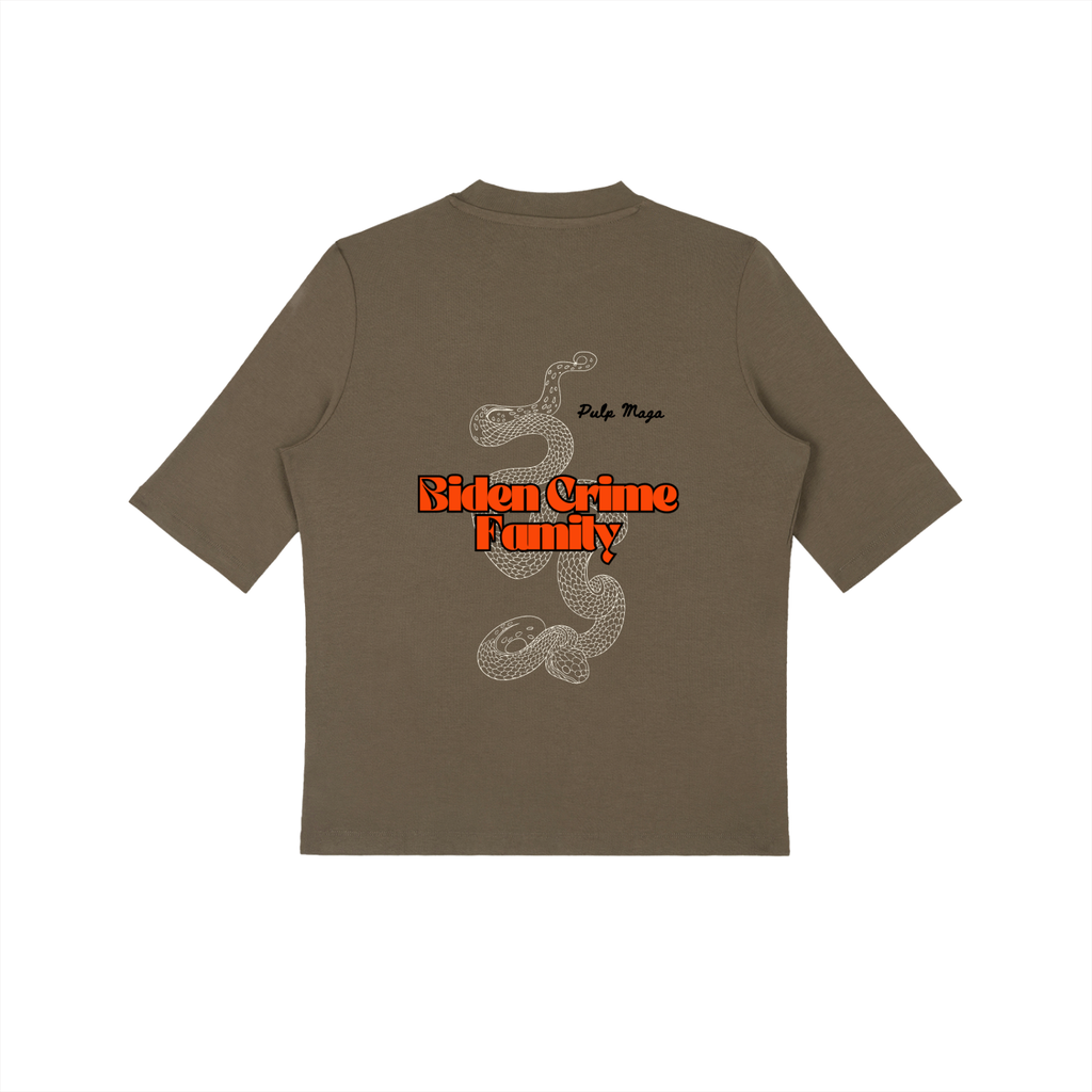 BIDEN CRIME FAMILY - Essential Mock Neck Tee