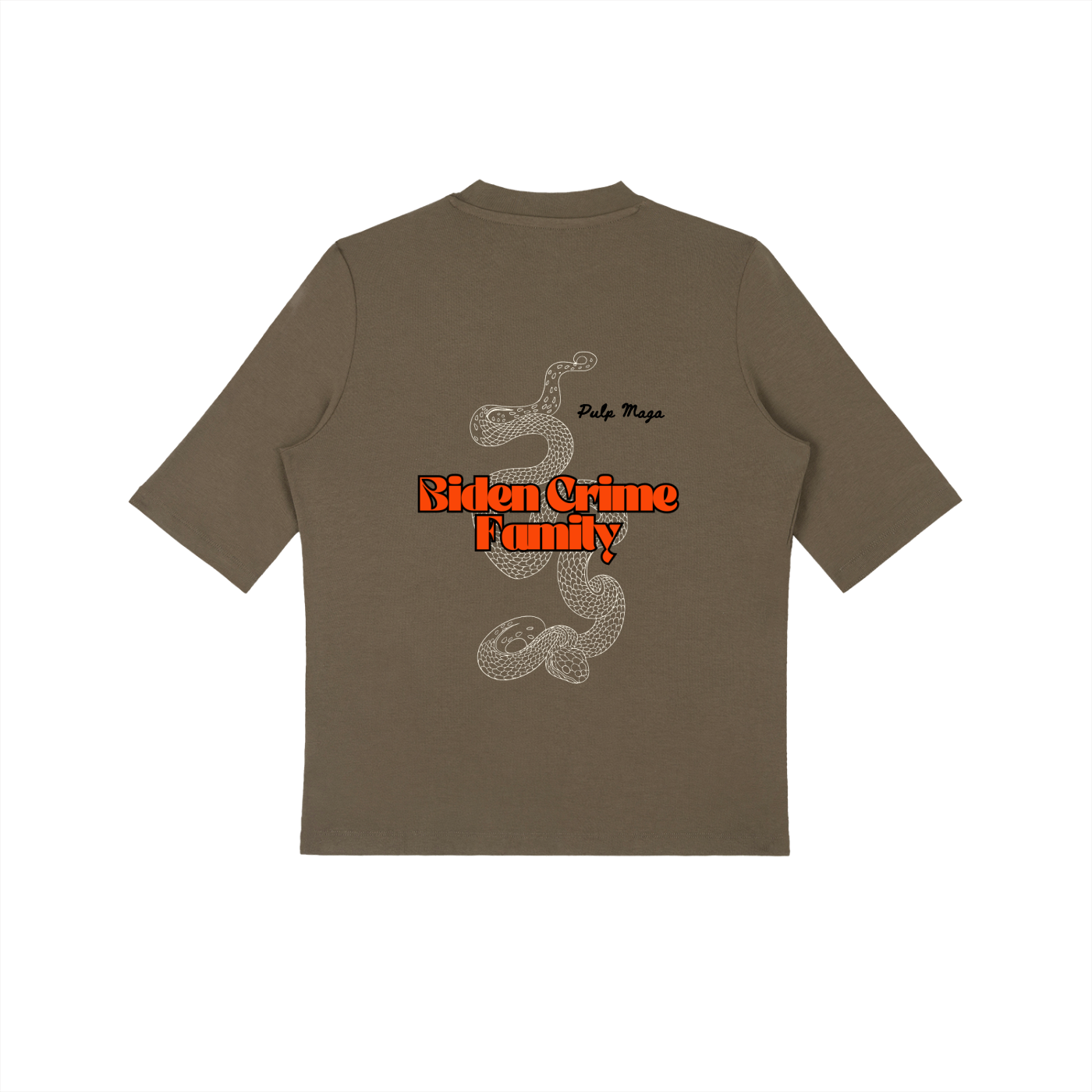 BIDEN CRIME FAMILY - Essential Mock Neck Tee