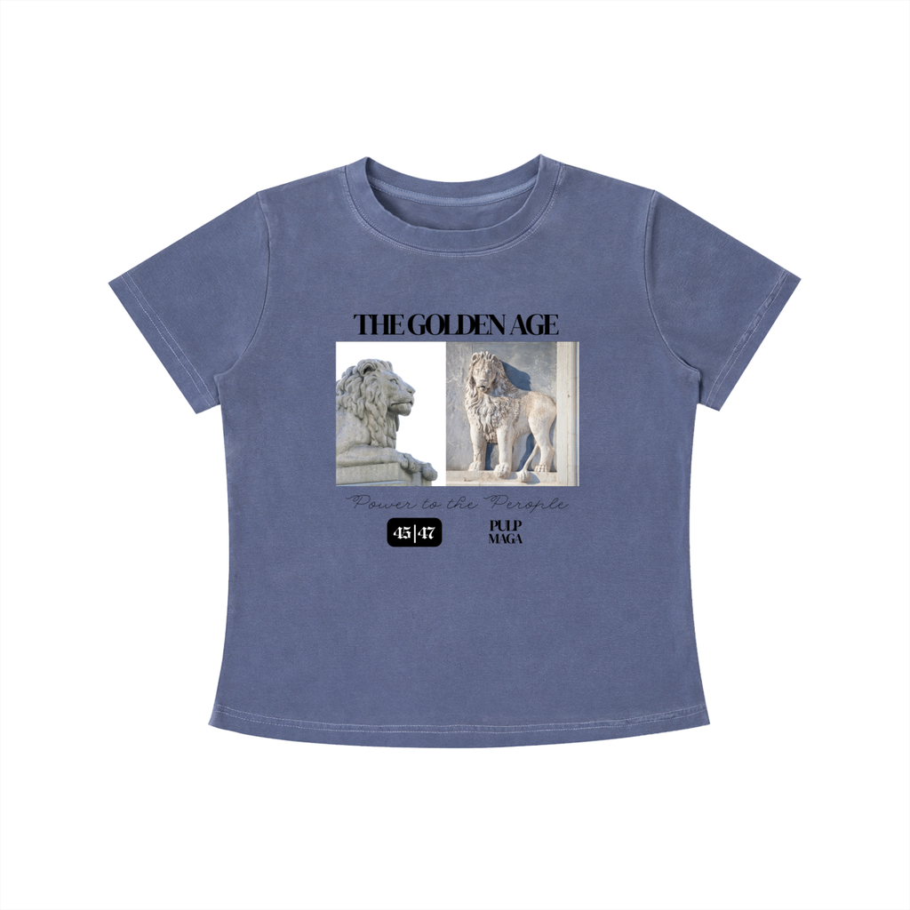 THE GOLDEN AGE - Vintage Wash Slim Baby Tee
