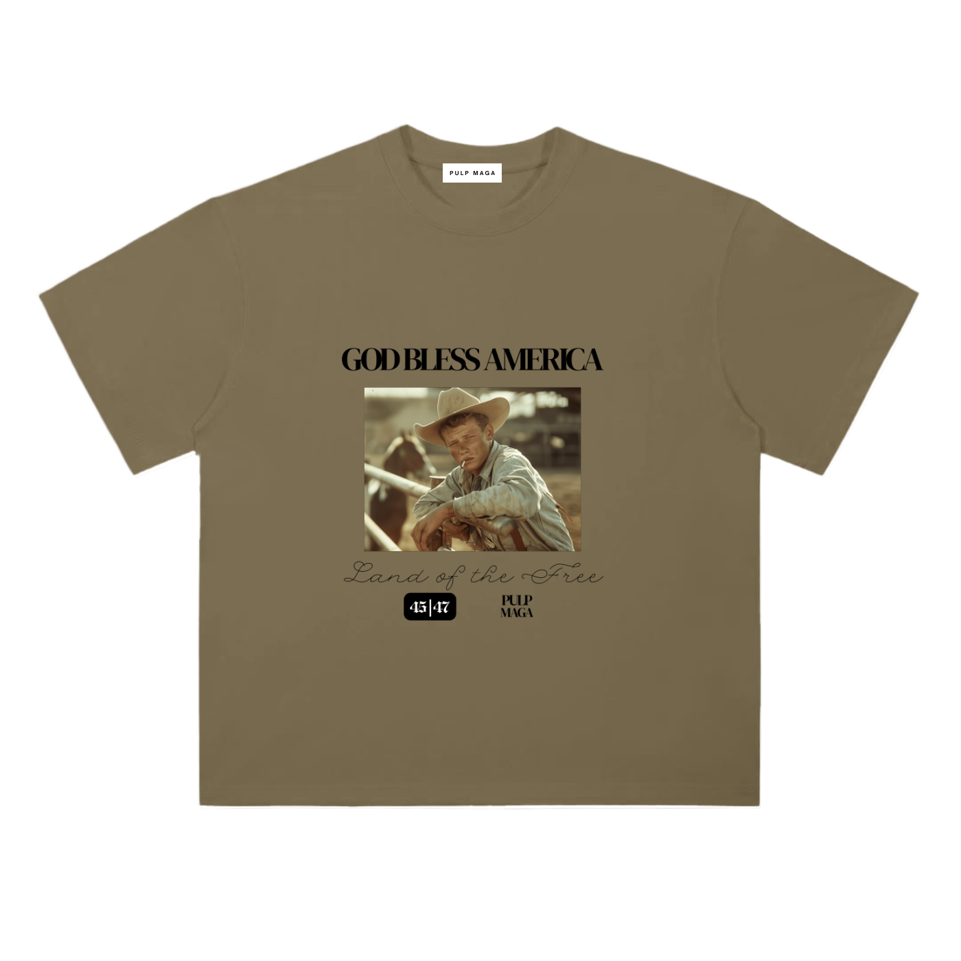 GOD BLESS AMERICA - Heavyweight T-Shirt