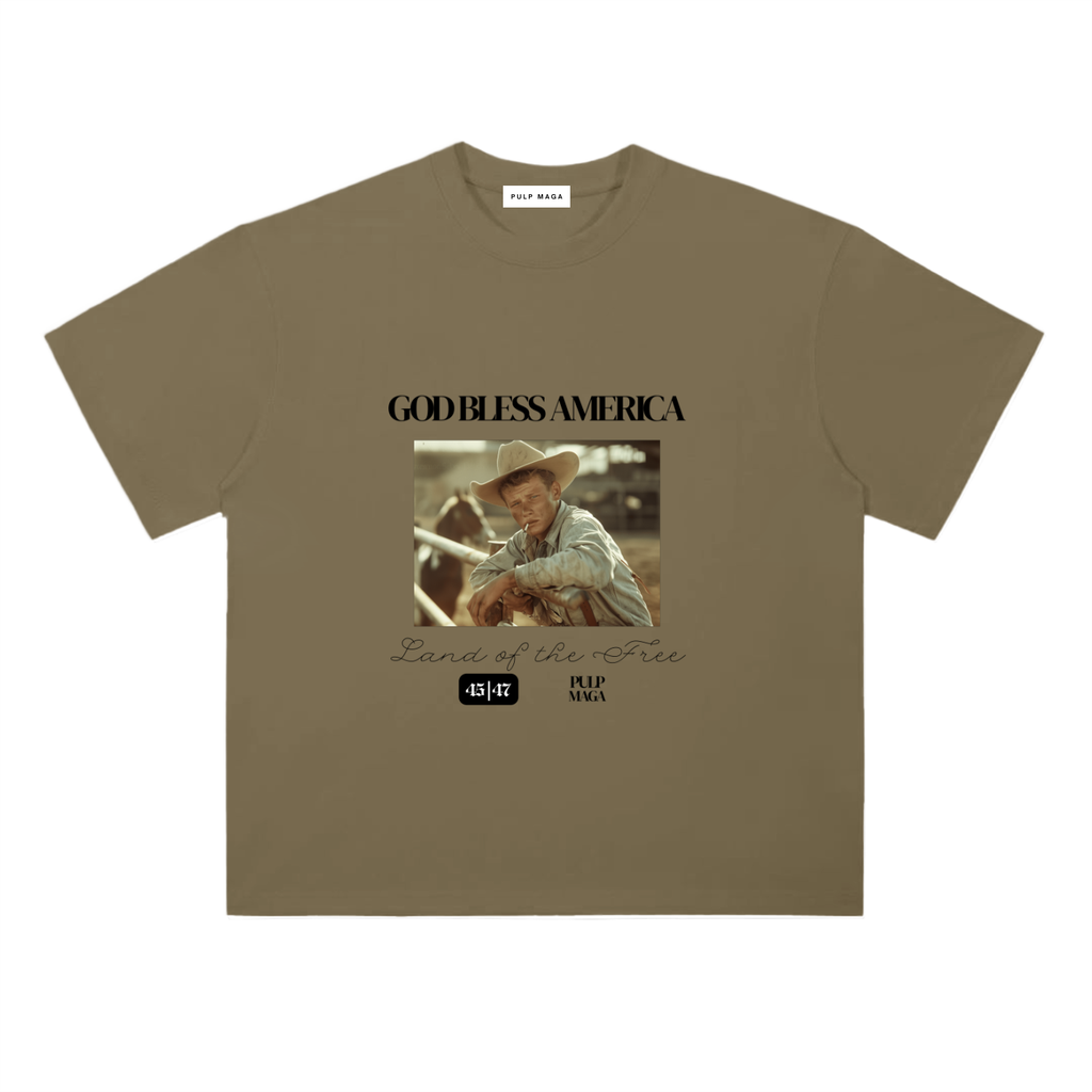 GOD BLESS AMERICA - Heavyweight T-Shirt