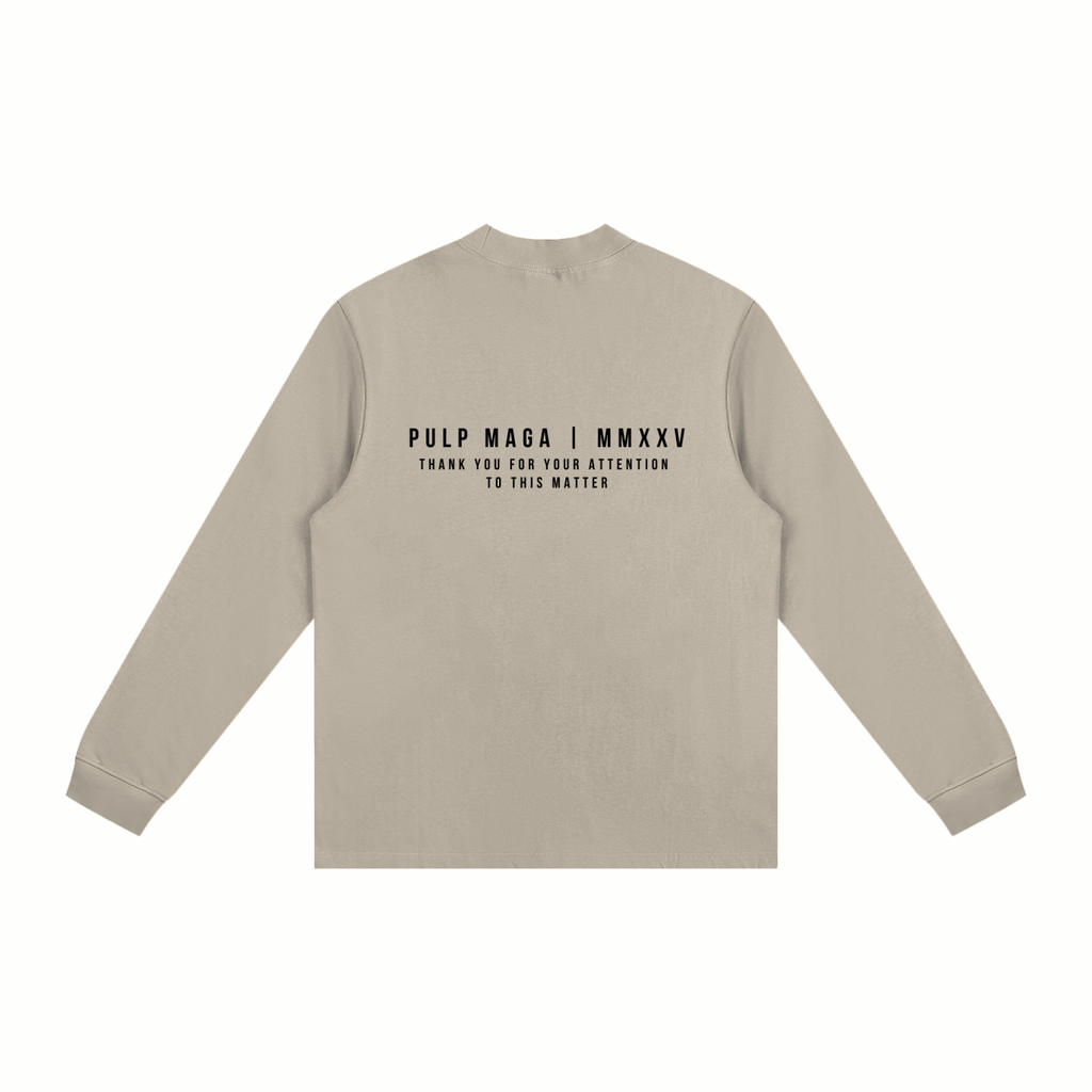 DRAIN THE SWAMP - Non-Shrink Mock Neck Long Sleeve