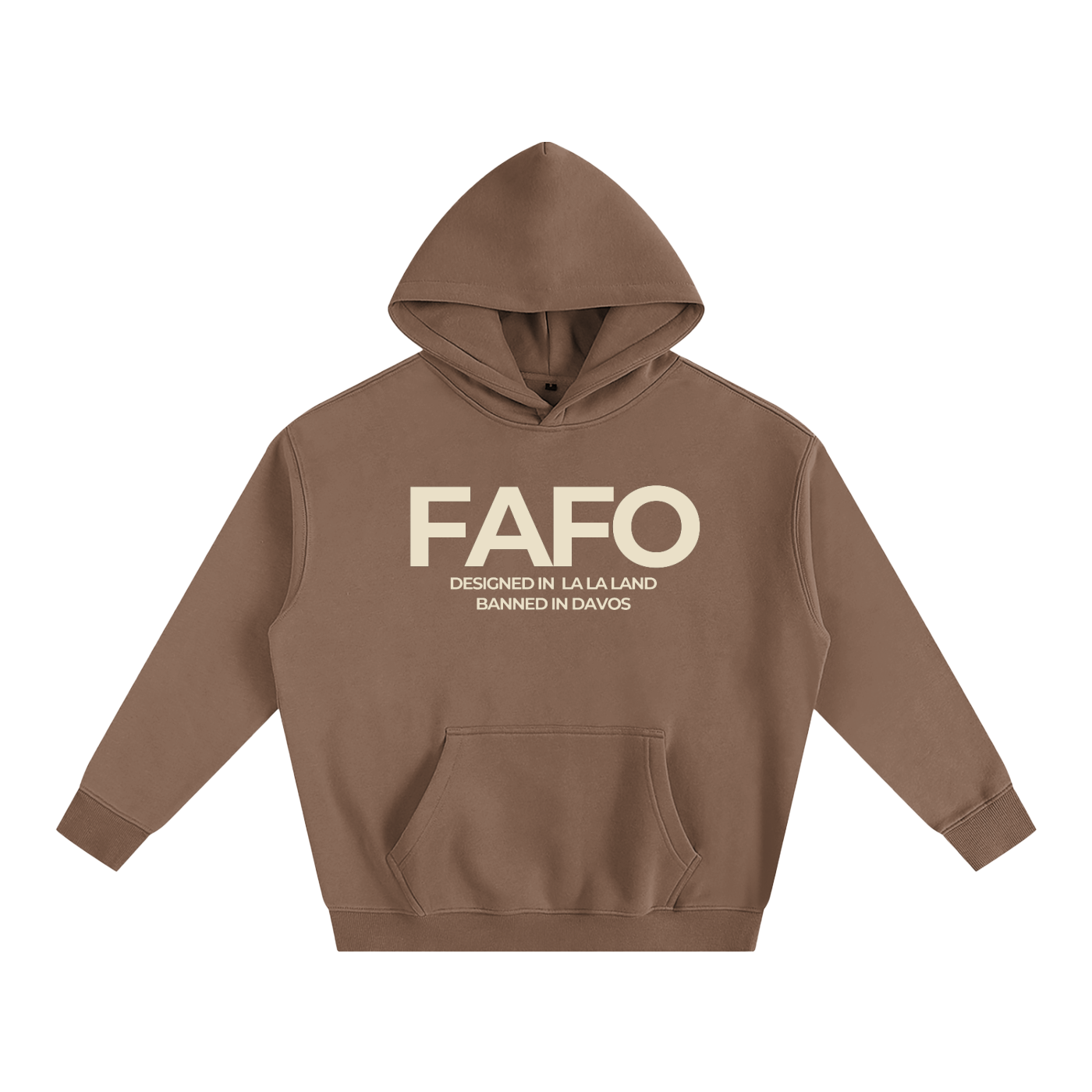 FAFO - Unisex Fleeced Oversized Hoodie