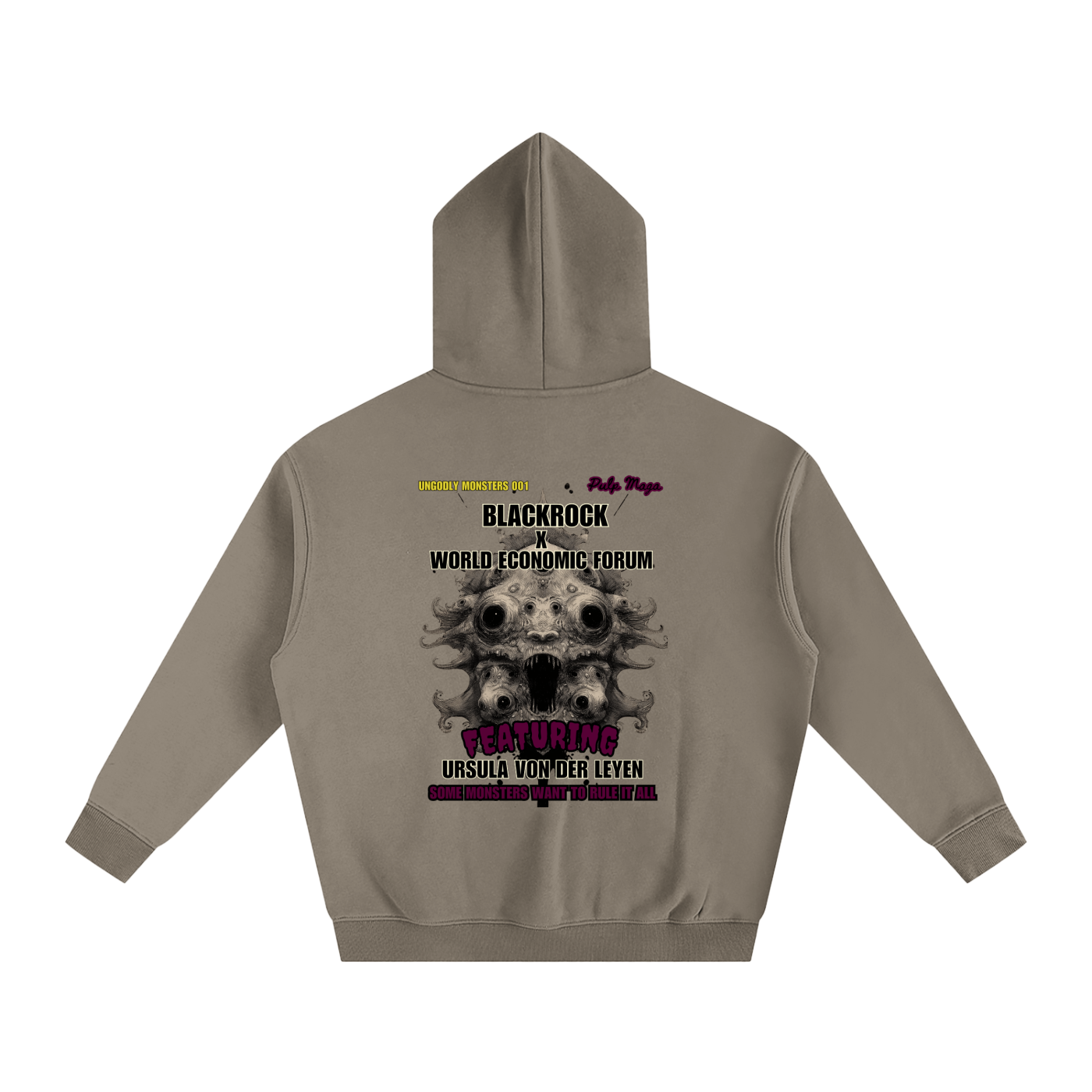 BLACKROCK - Unisex Fleeced Oversized Hoodie