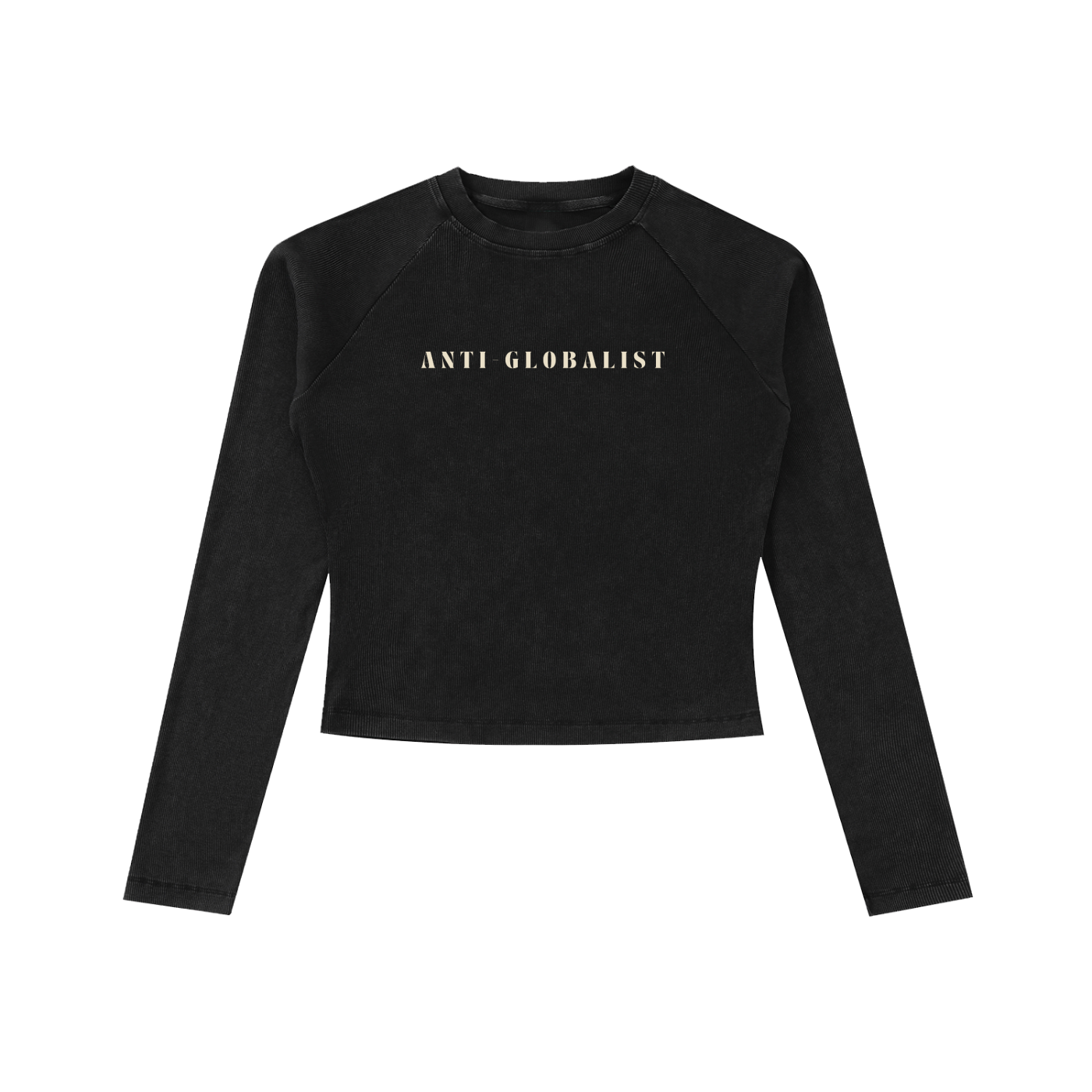 ANTI-GLOBALIST - Long Sleeve Slim T-Shirt