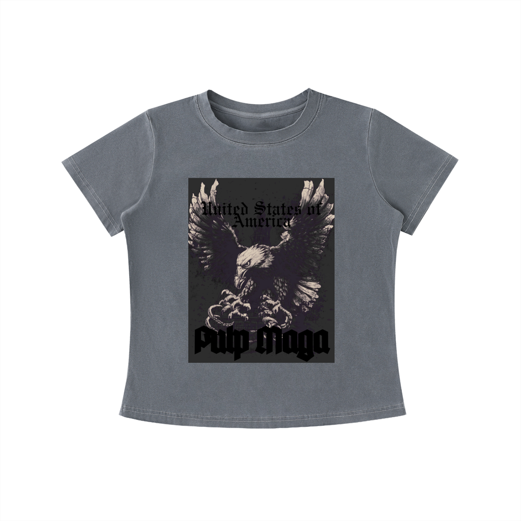 SOVEREIGN STATE - Vintage Wash Slim Baby Tee