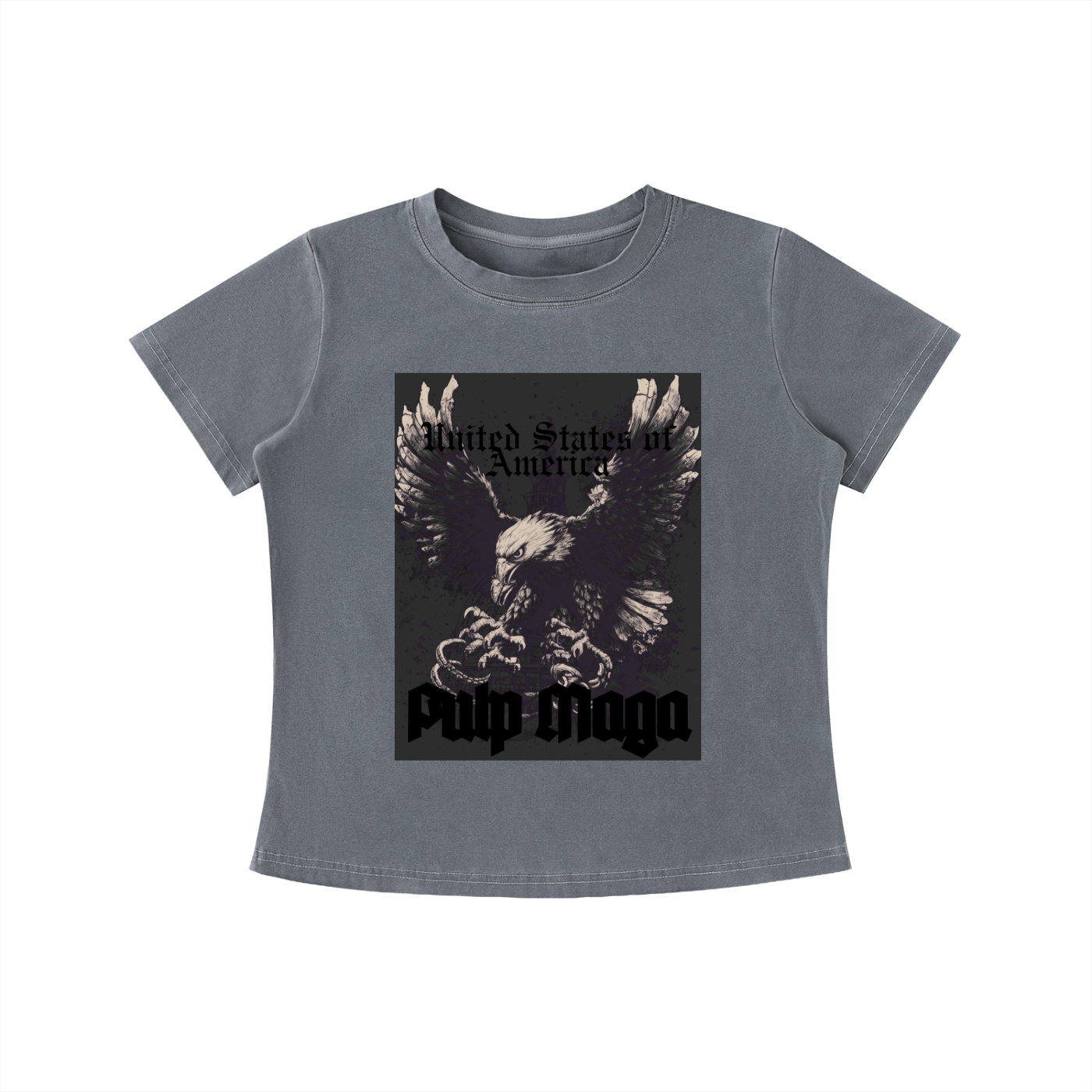 SOVEREIGN STATE - Vintage Wash Slim Baby Tee