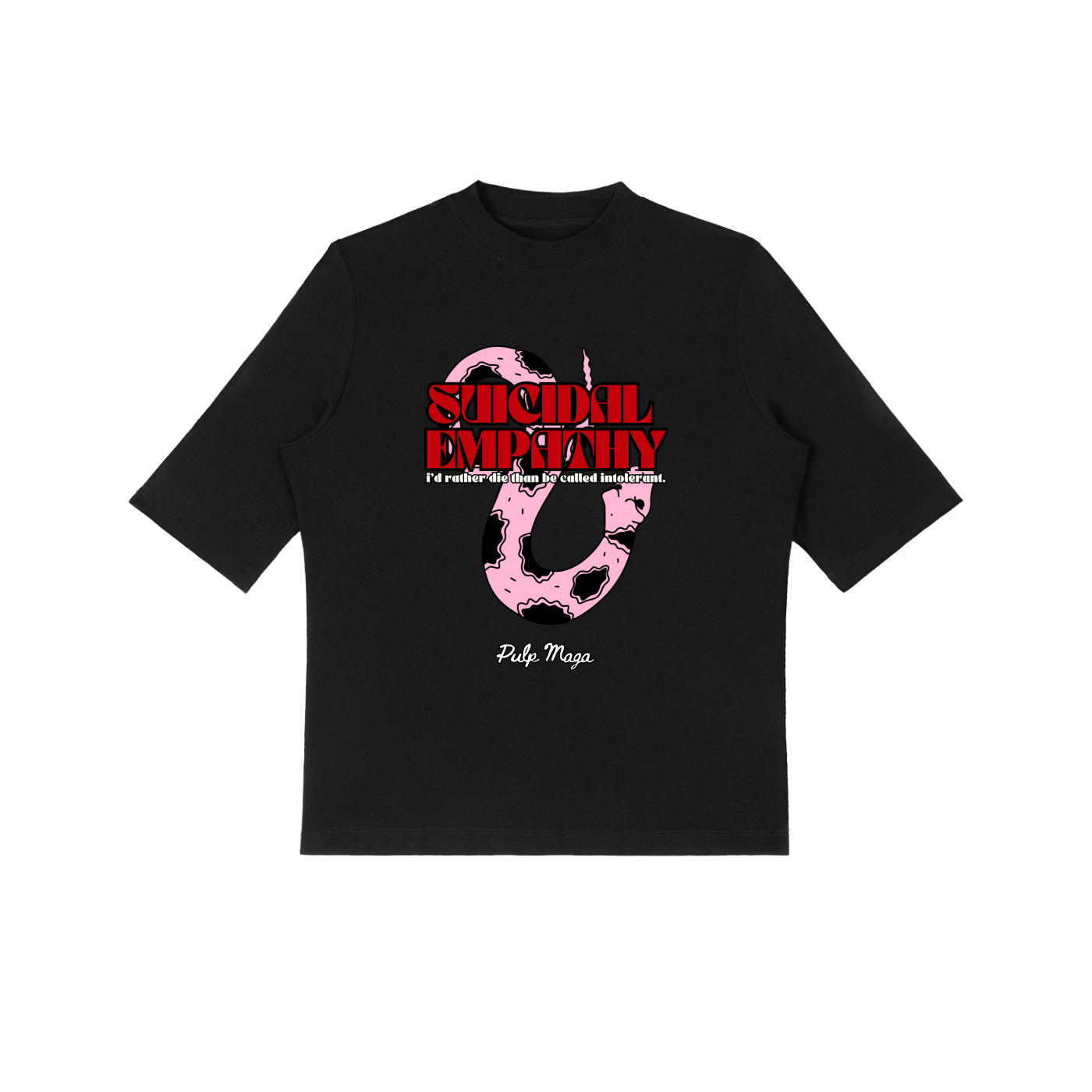 SUICIDAL EMPATHY - Essential Mock Neck Tee