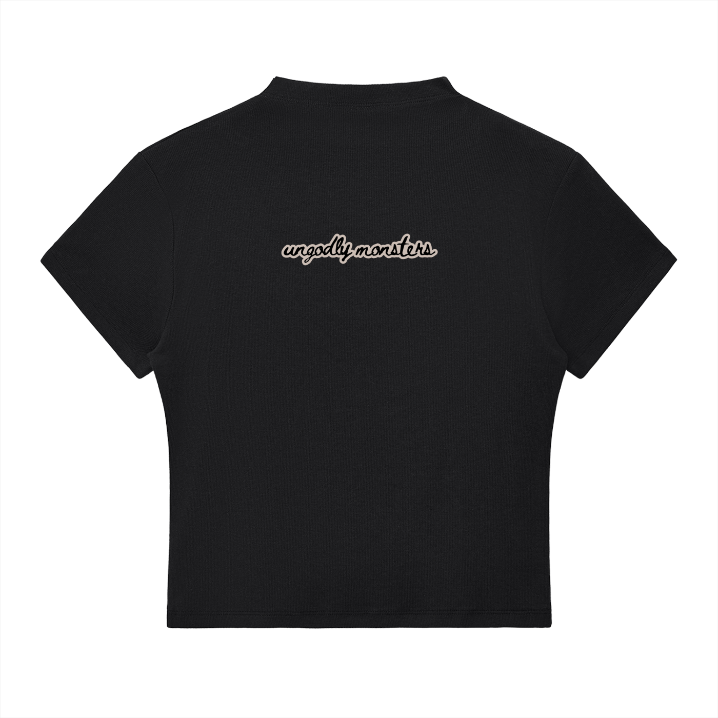 XYLOGORGON - Slim Fit Mock Neck Baby Tee