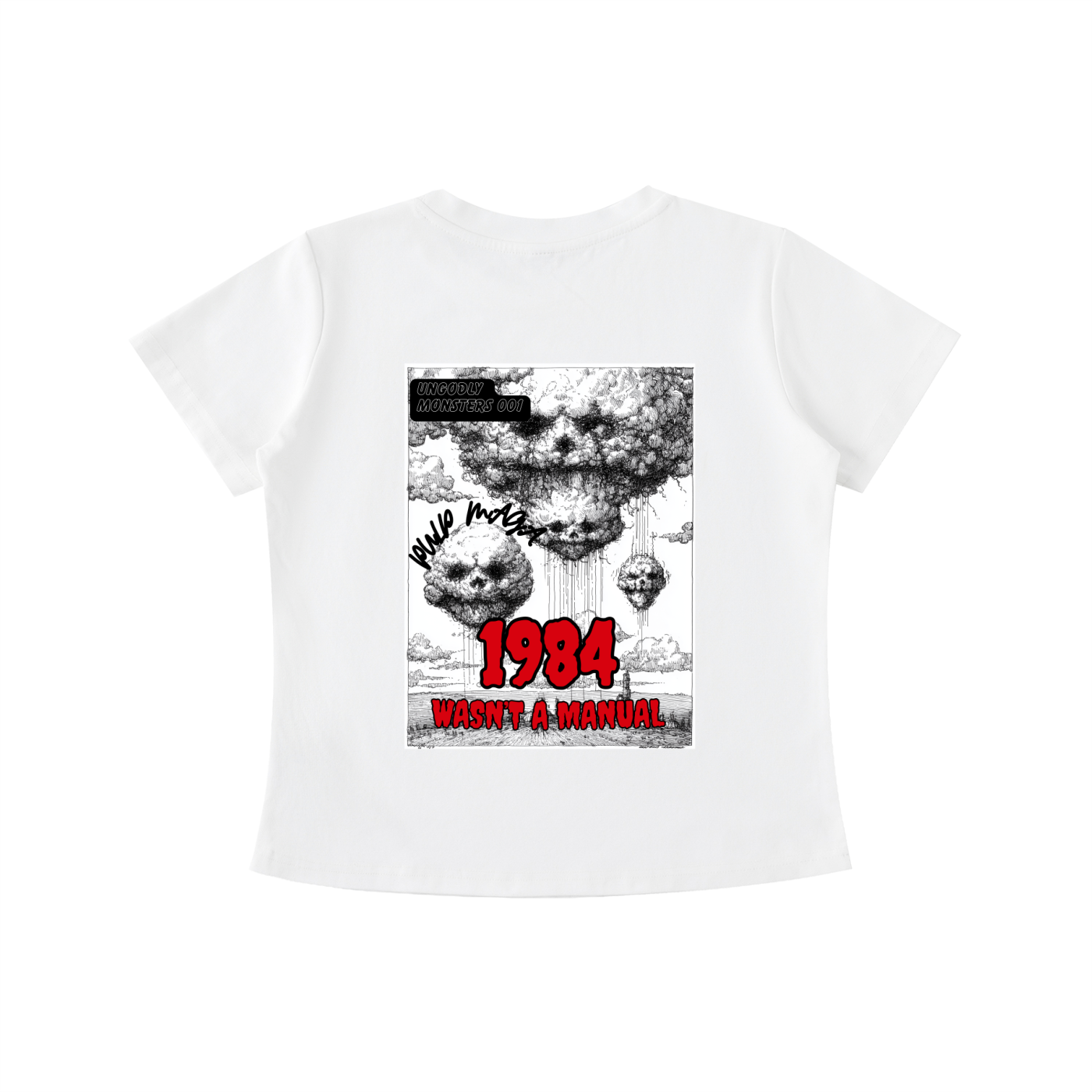 1984 WASN'T A MANUAL - Vintage Wash Slim Baby Tee