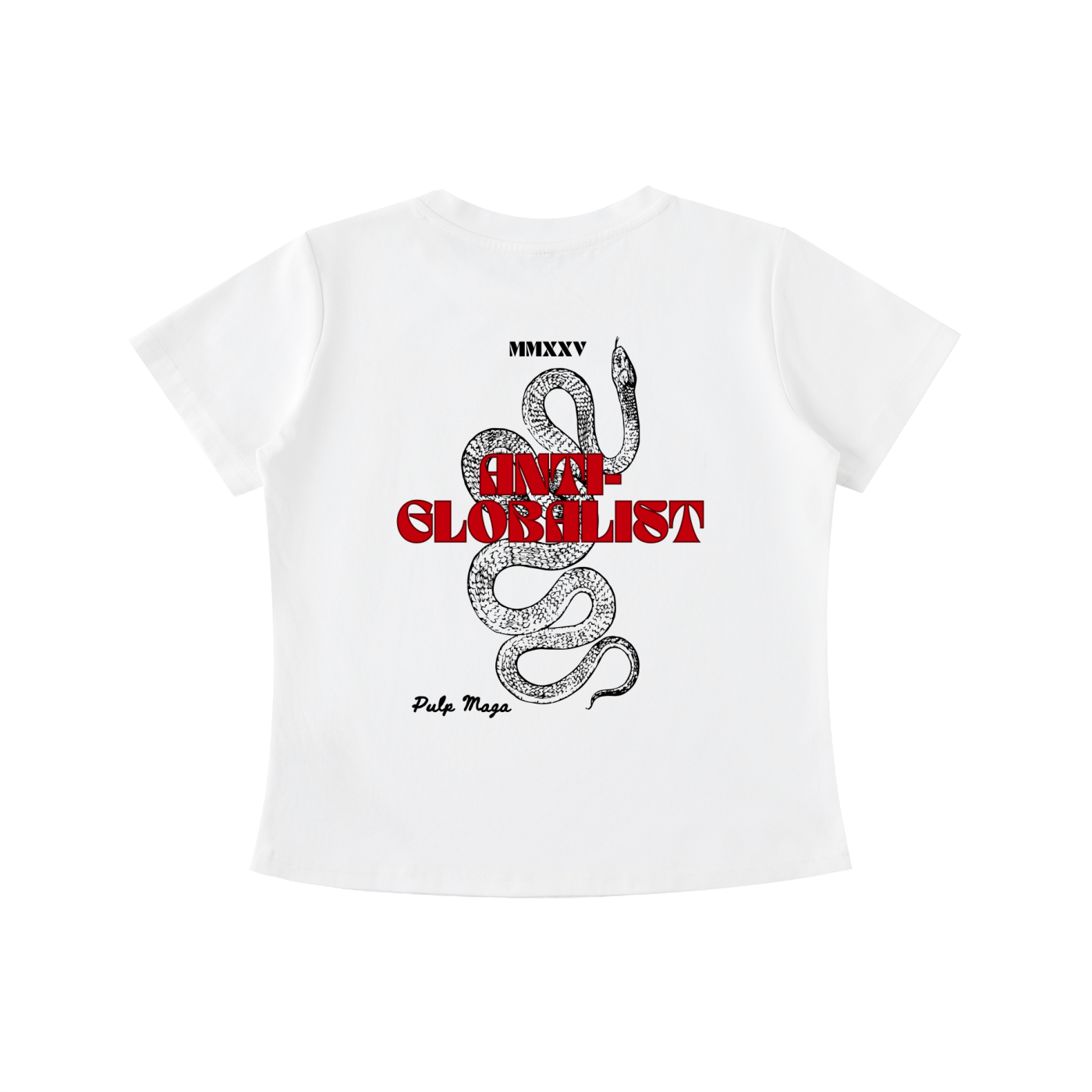 ANTI-GLOBALIST - Vintage Wash Slim Baby Tee