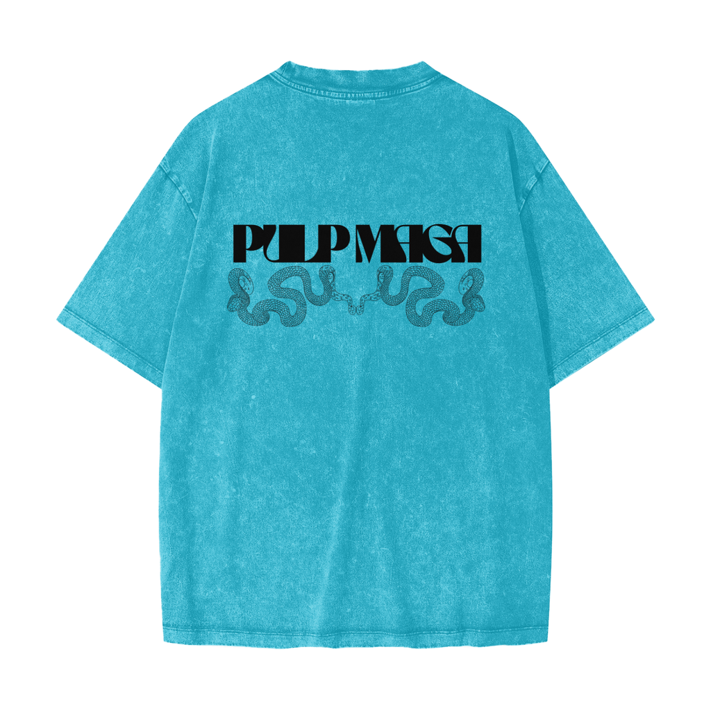 GEMINI SERPENT - Heavyweight Snow Washed T-Shirt