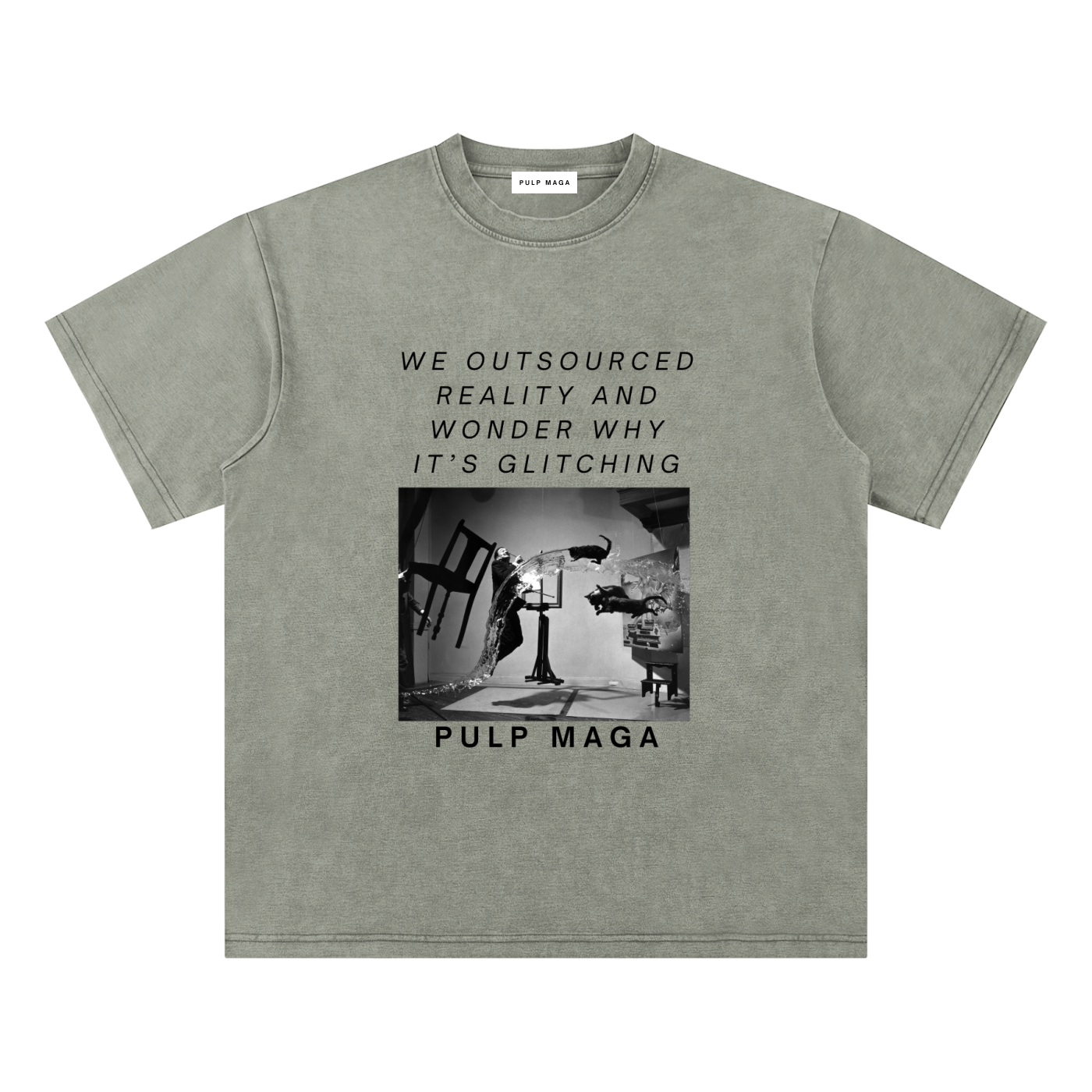 ERROR 404: REALITY NOT FOUND: Bamboo Snow Washed T-Shirt