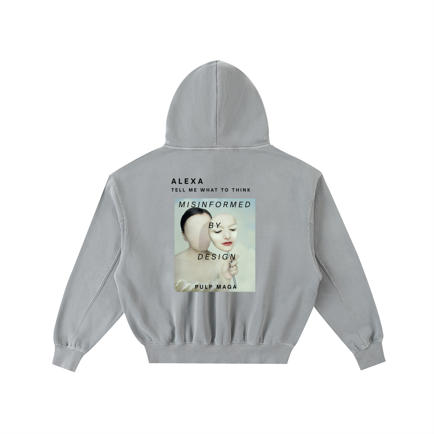 ALEXA, AM I REAL? - Unisex Enzyme Oversized Hoodie