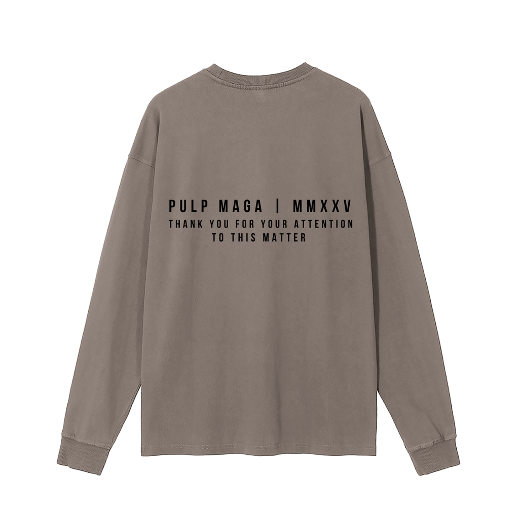 DISMANTLE THE DEEP STATE - ENZYME LONG SLEEVE TEE