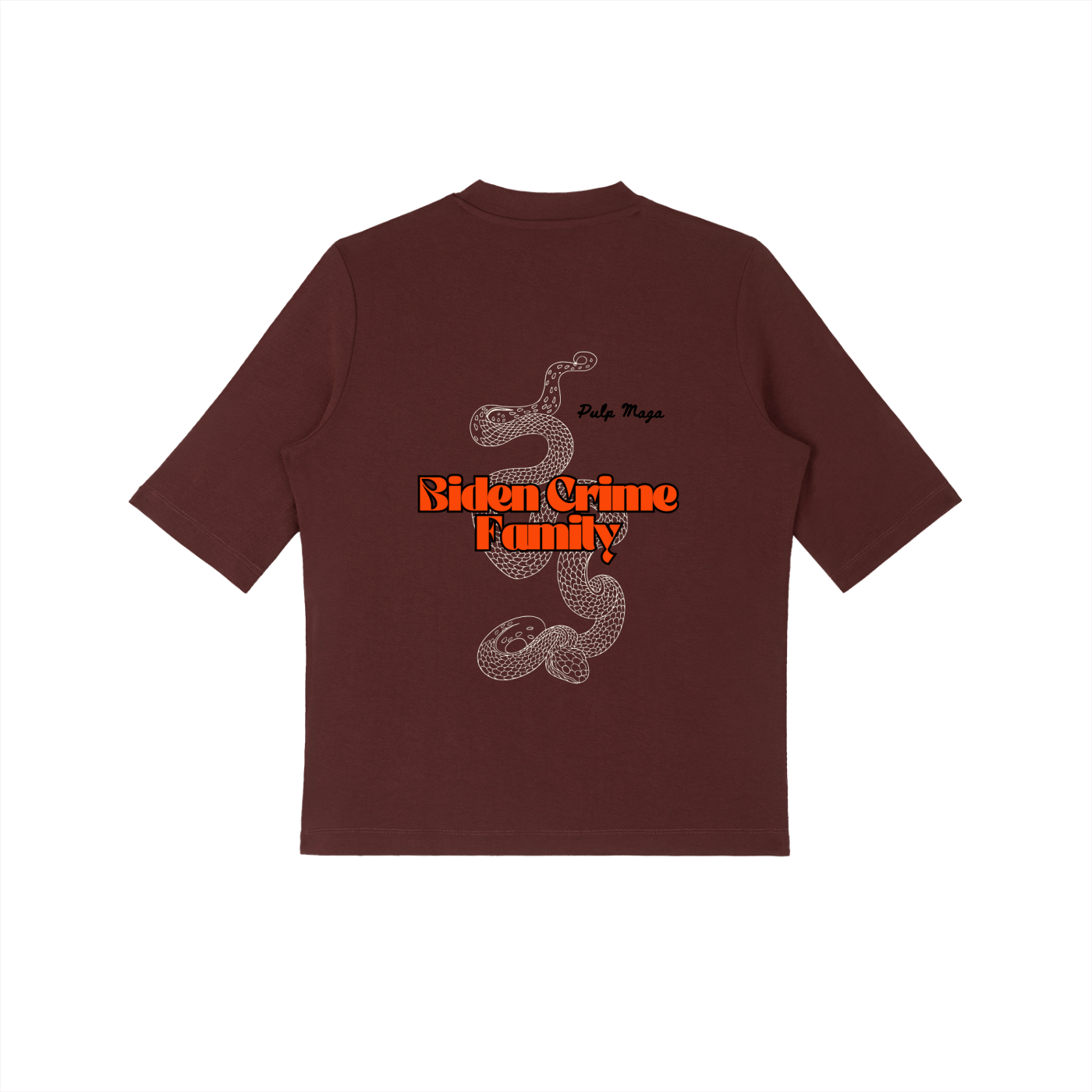 BIDEN CRIME FAMILY - Essential Mock Neck Tee