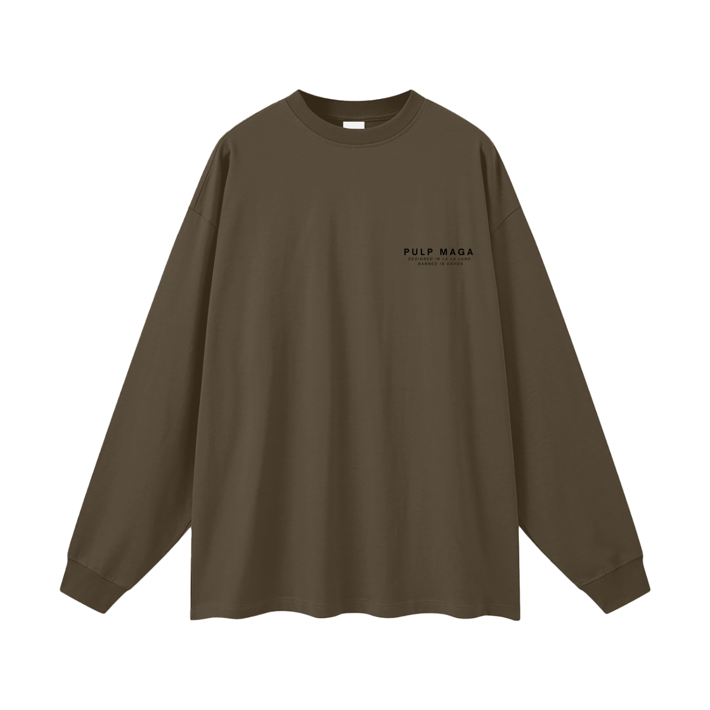 ANTI-GLOBALIST TECH-ANGEL - Oversized Streetwear Long Sleeve Tee