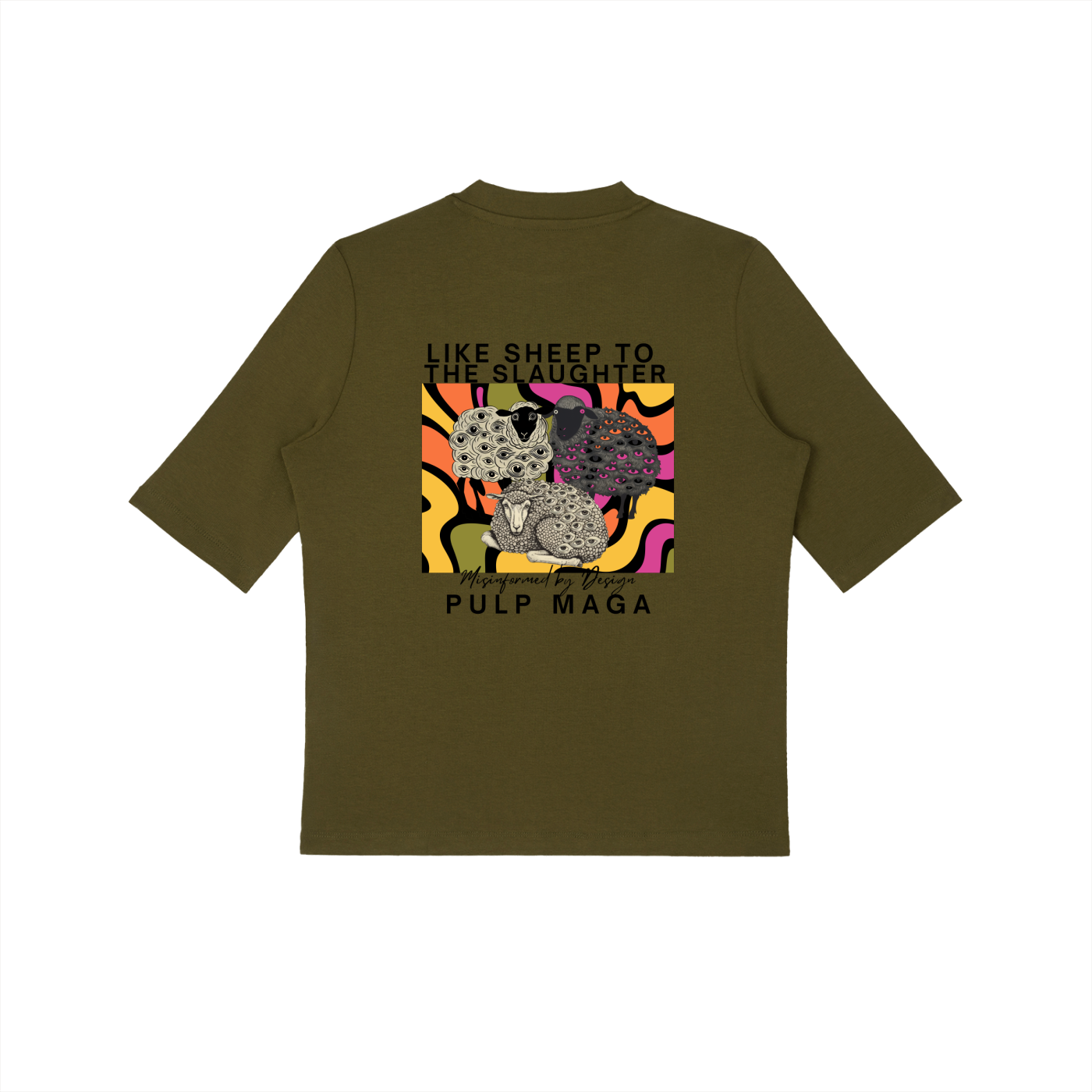 FOLLOWERS' PSYCHE - Essential Mock Neck Tee