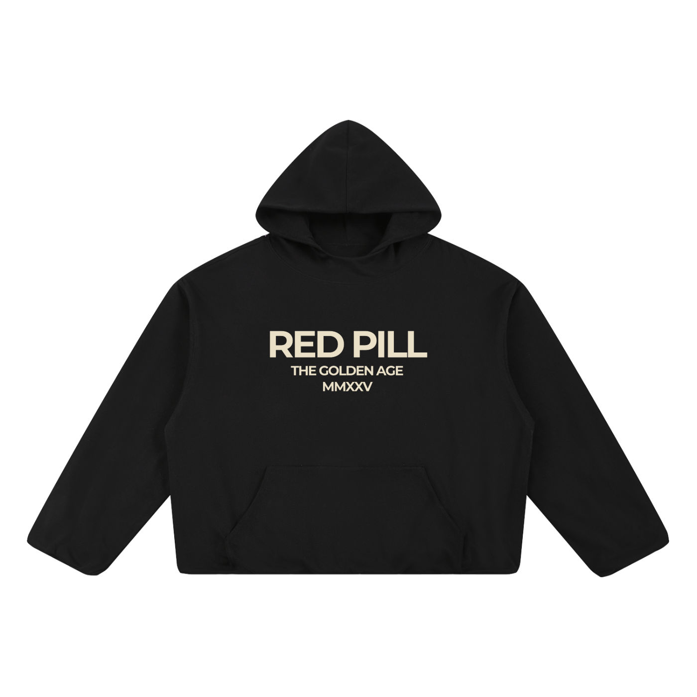 RED PILL - Unisex Boxy Gather-Hem Hoodie
