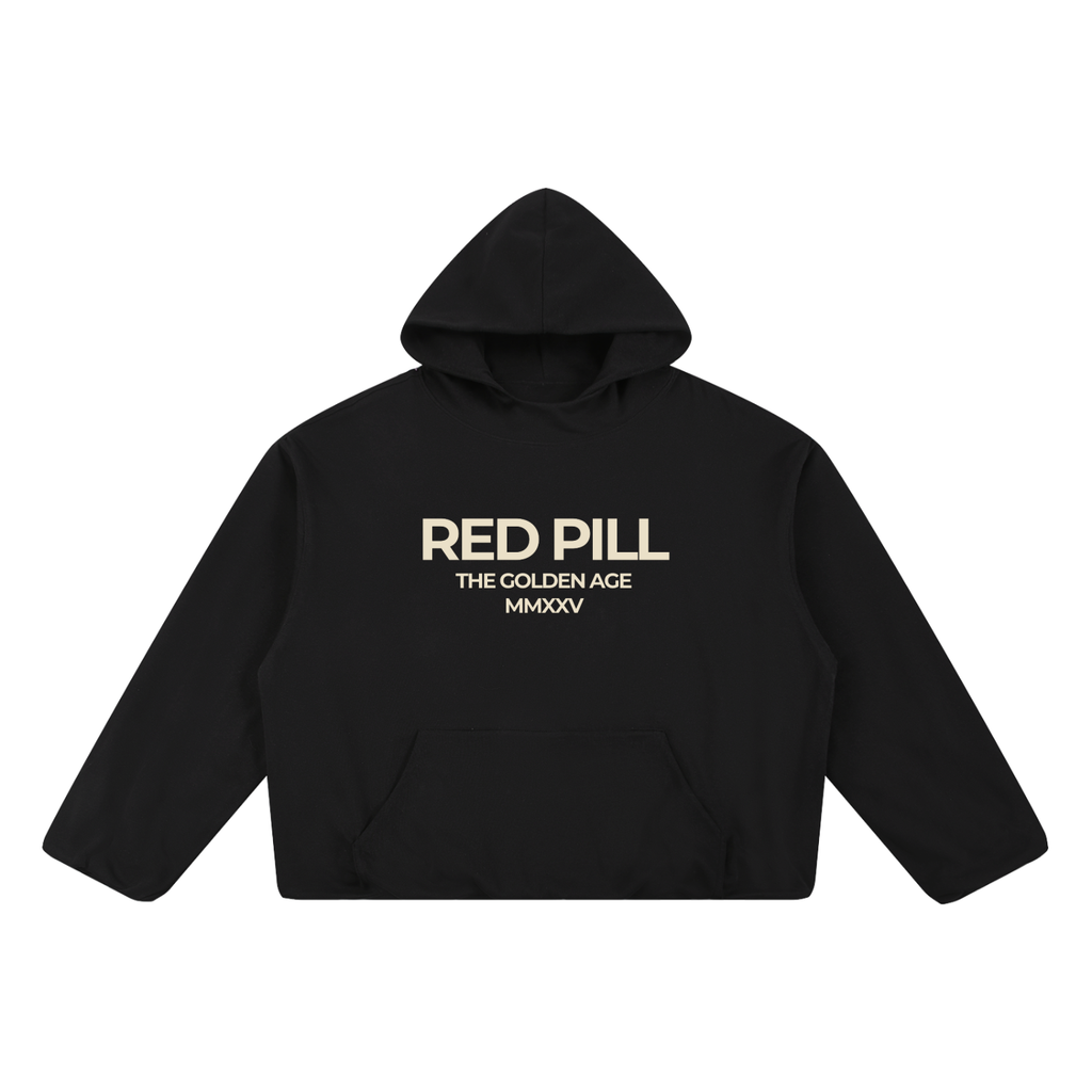 RED PILL - Unisex Boxy Gather-Hem Hoodie