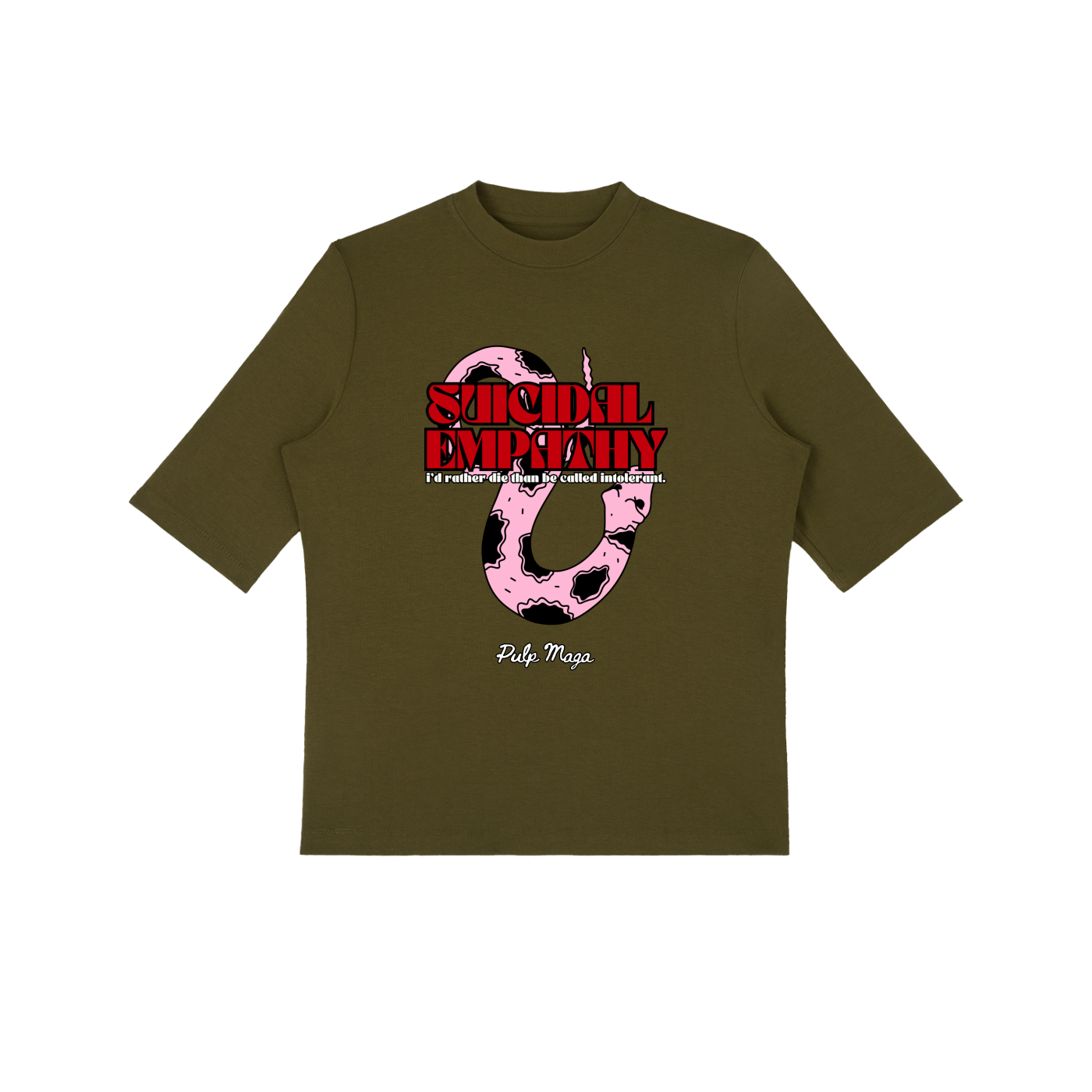 SUICIDAL EMPATHY - Essential Mock Neck Tee