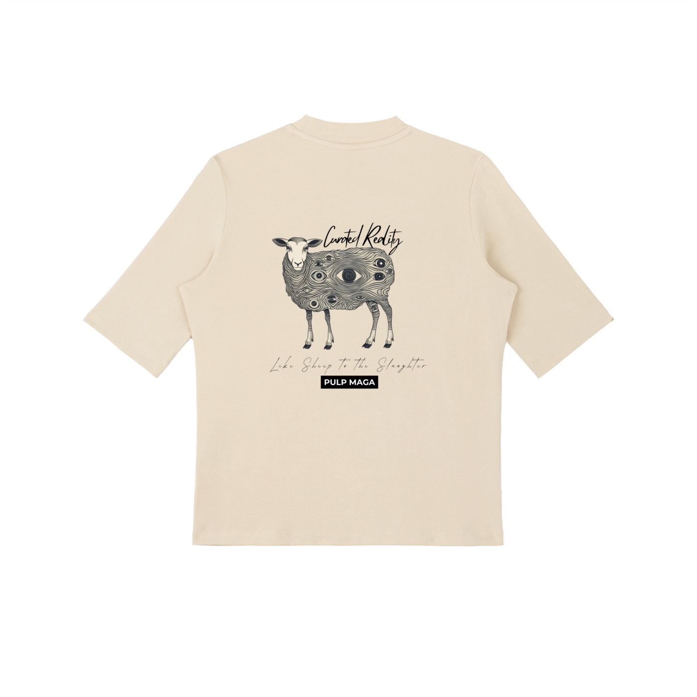 CURATED REALITY - Essential Mock Neck Tee